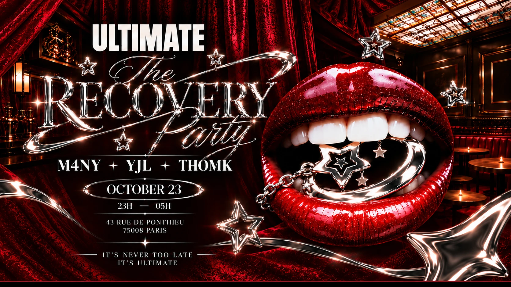 The Recovery Party - Hotel Marquise - 23/10 Cover