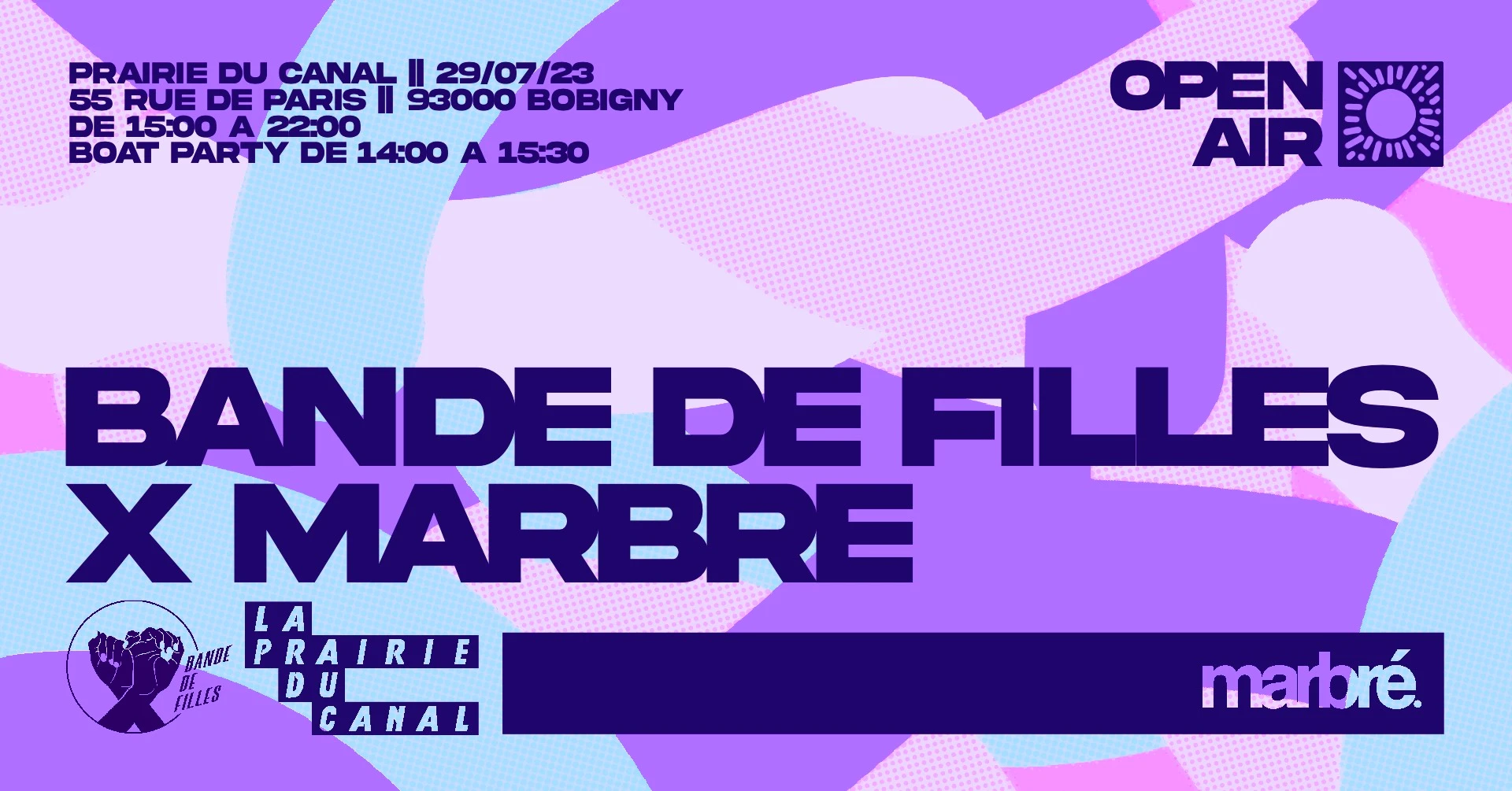 Open Air : Bande De Filles X Marbré (+ Boat Party!!) Cover