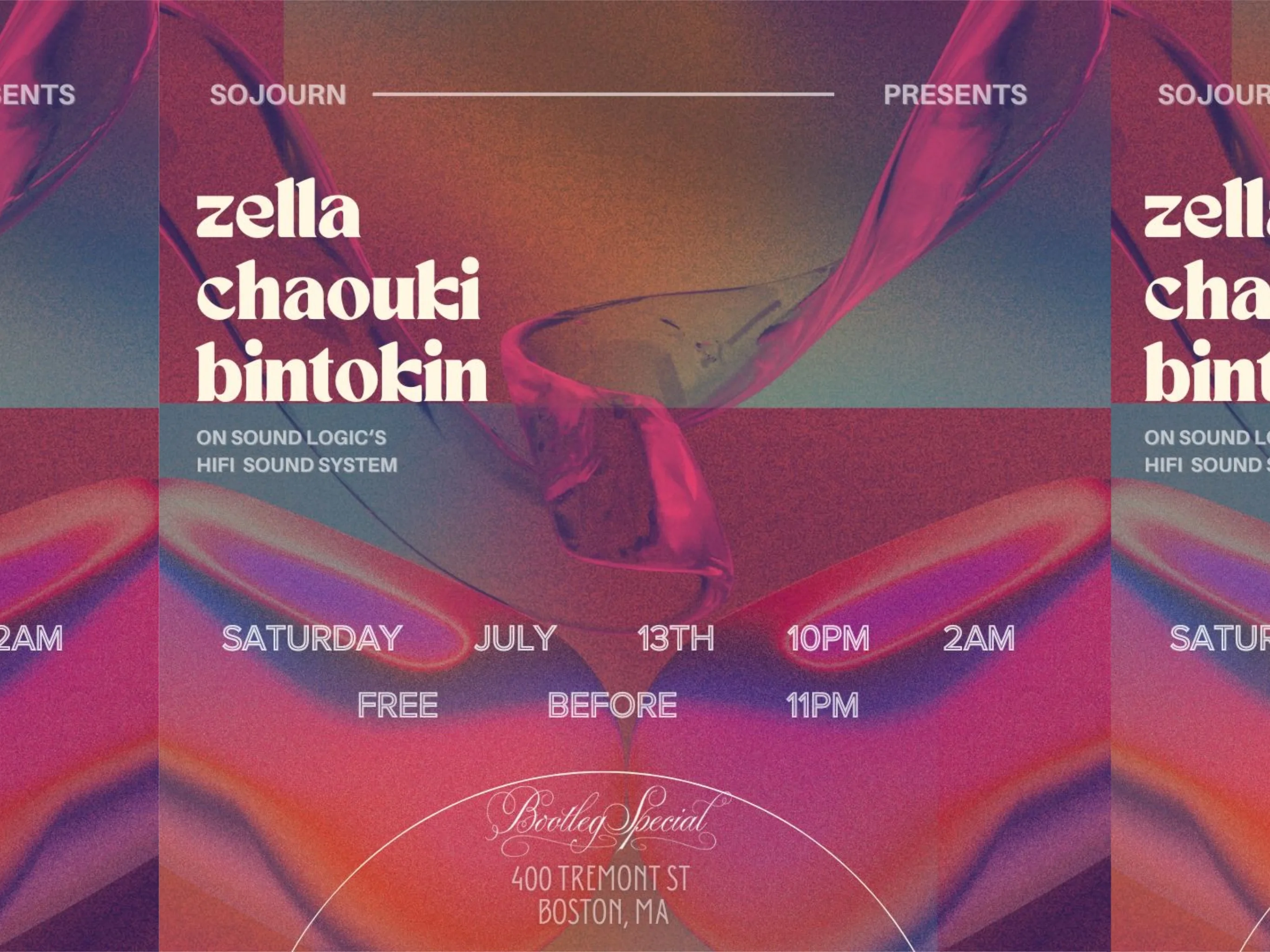 Sojourn Presents: Zella, Chaouki & Bintokin Cover