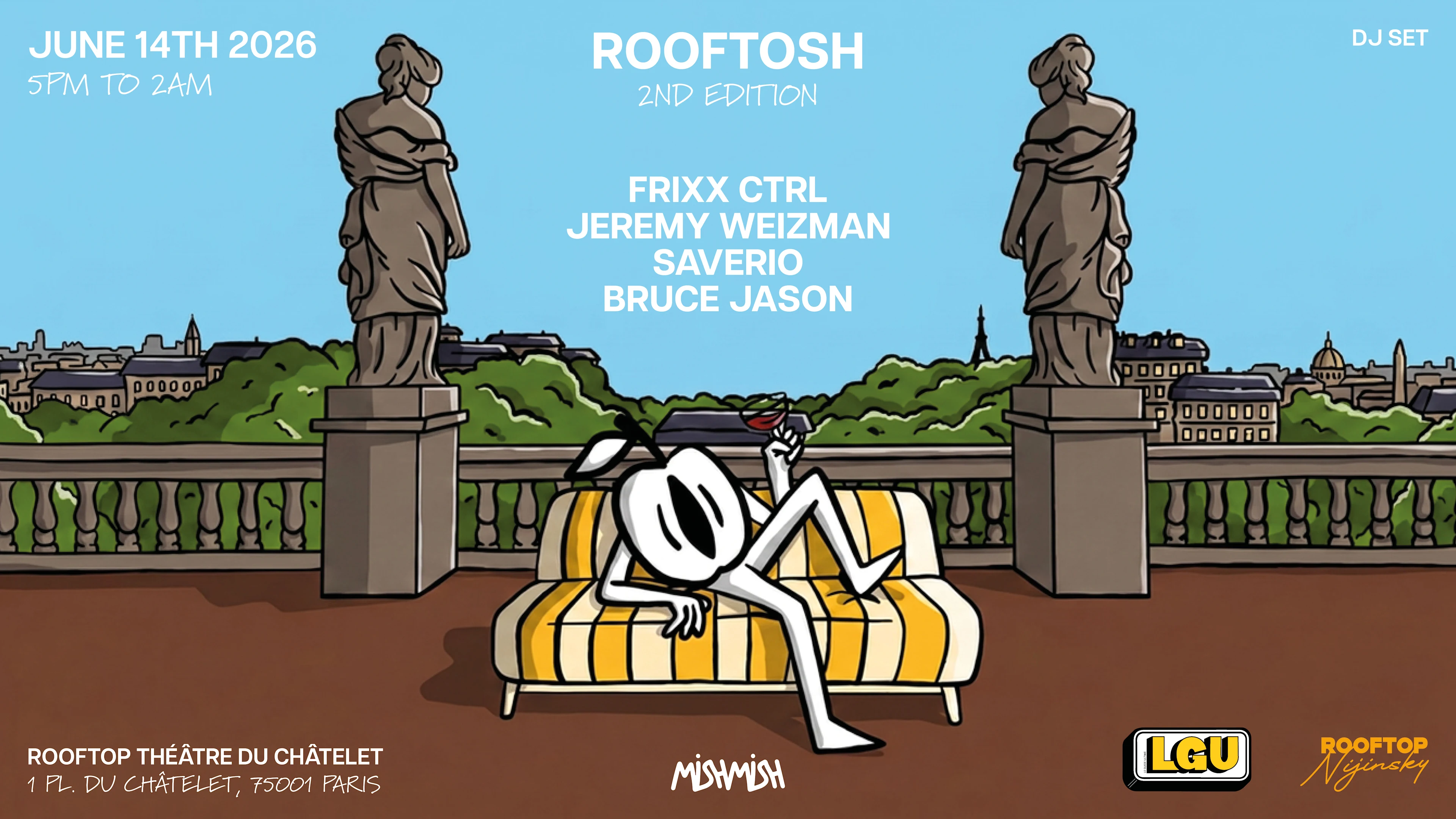 Rooftosh #2 - Mishmish: Saverio, Jeremy Weizman, Frixx Ctrl Cover
