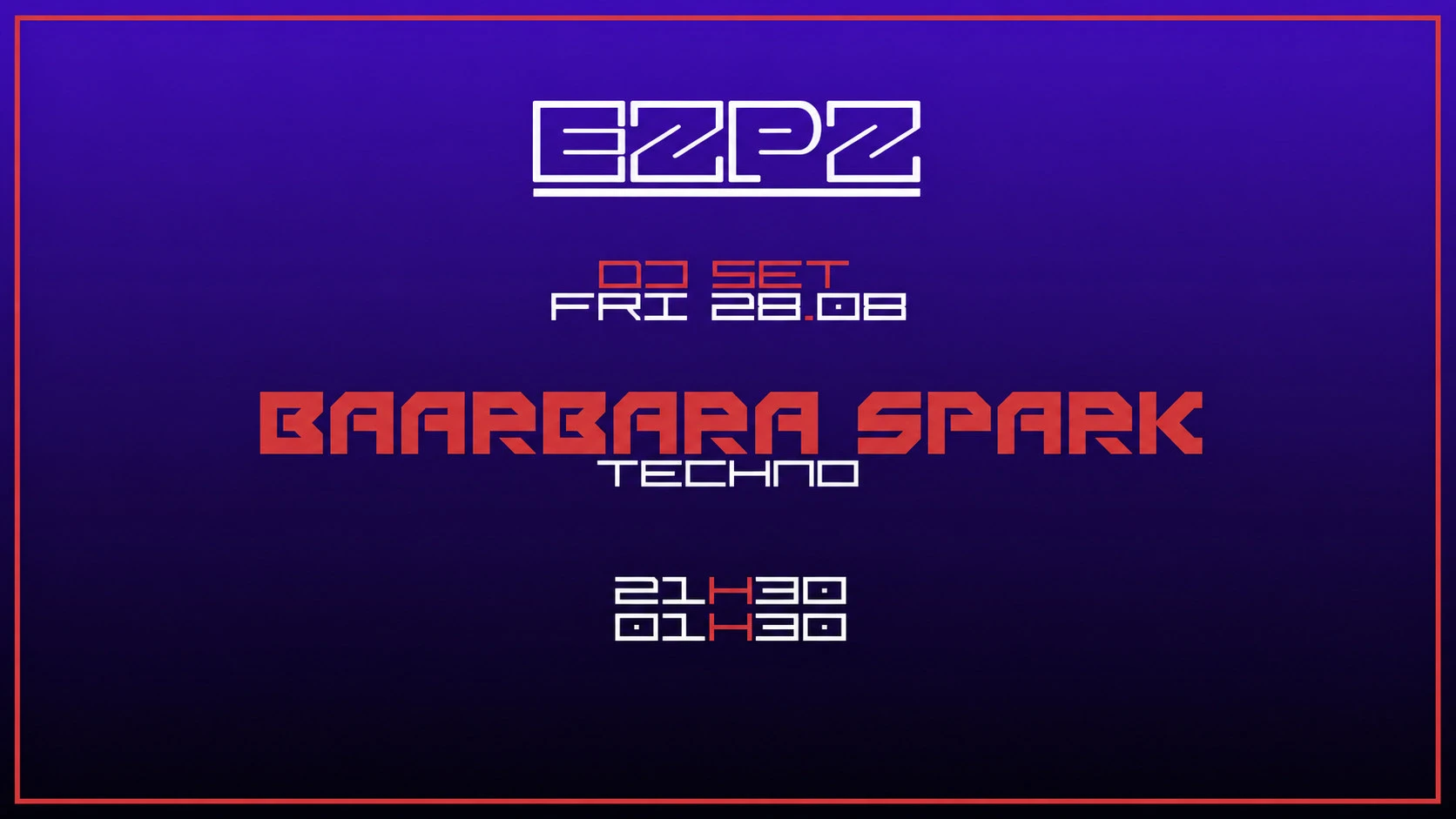 Baarbara Spark @ Ezpz Cover