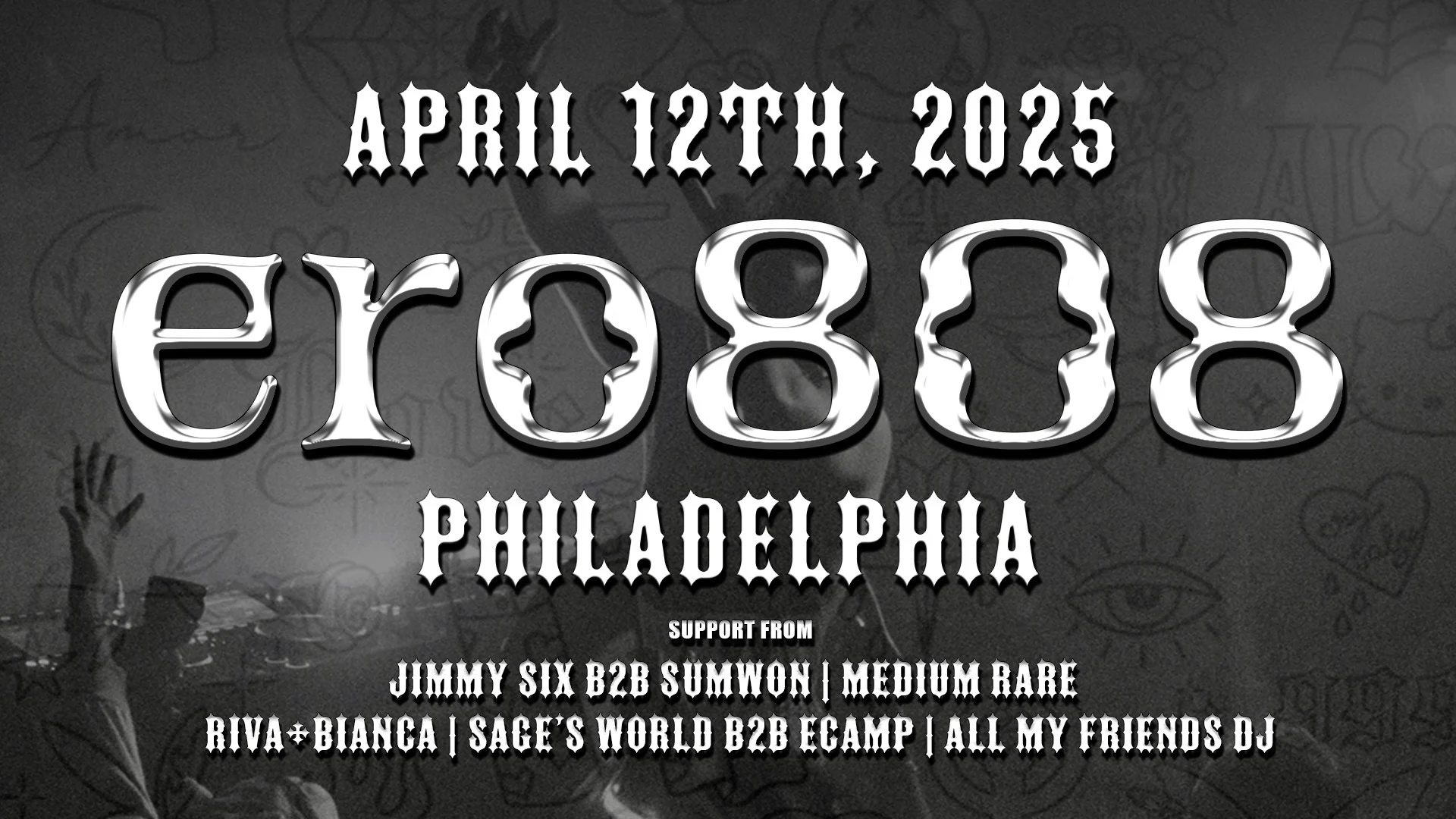 Ero808 April 12 (10pm-5am) Cover