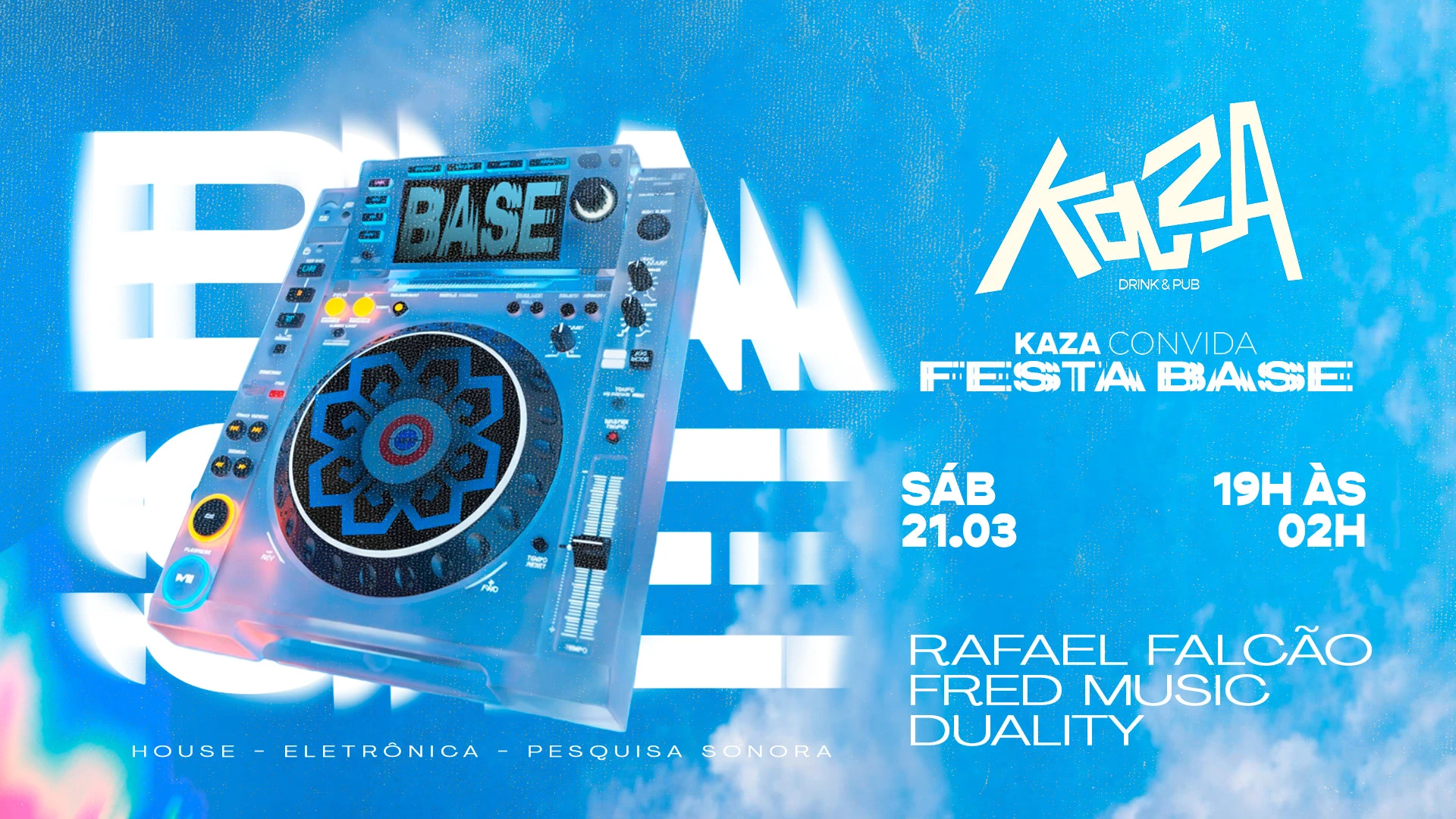 Kaza Convida Festa Base Cover