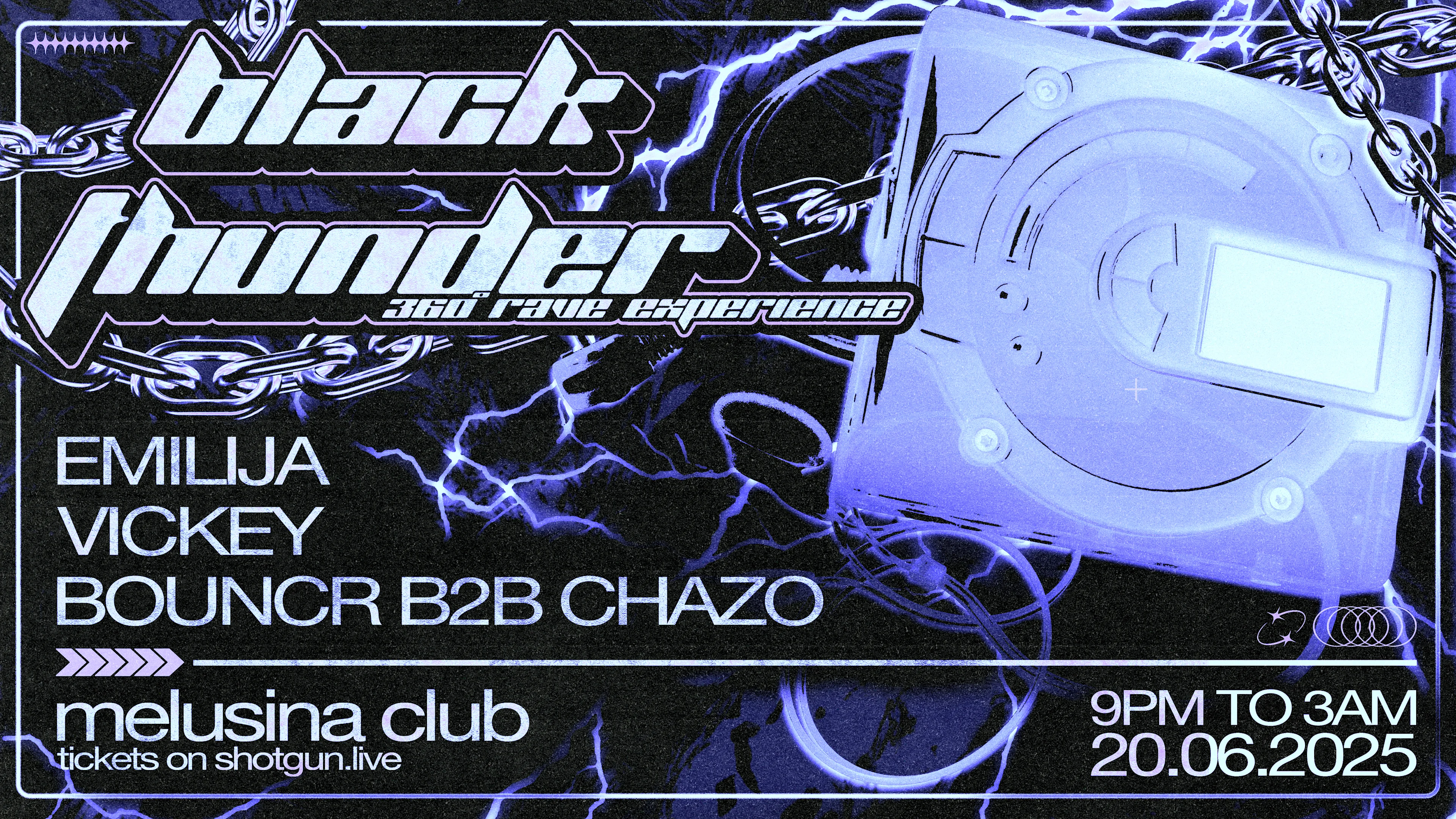 Black Thunder W/ Emilija, Vickey, Bouncr&Chazo Cover