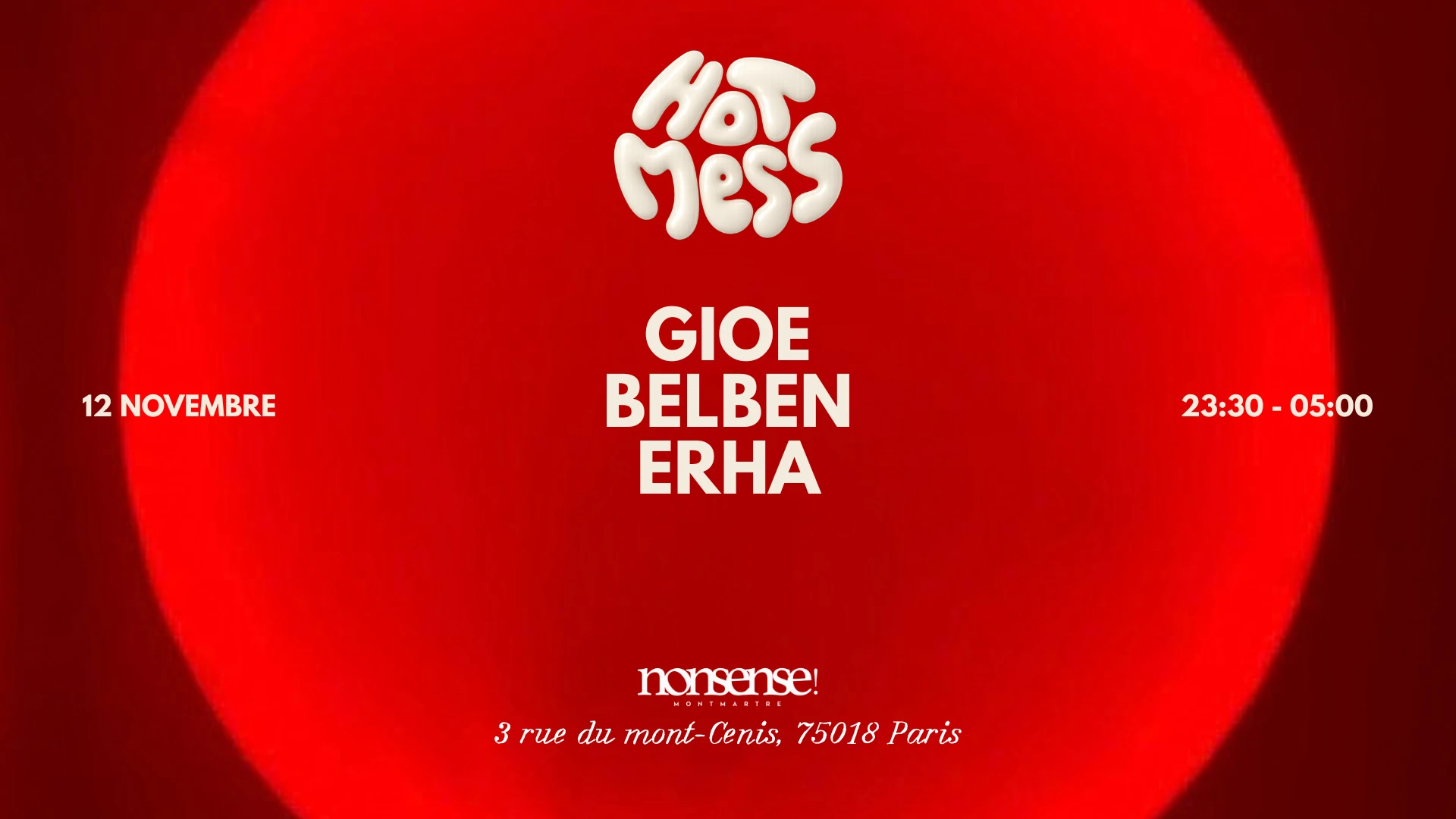 Hot Mess Paris Gioe, Belben, Erha Cover