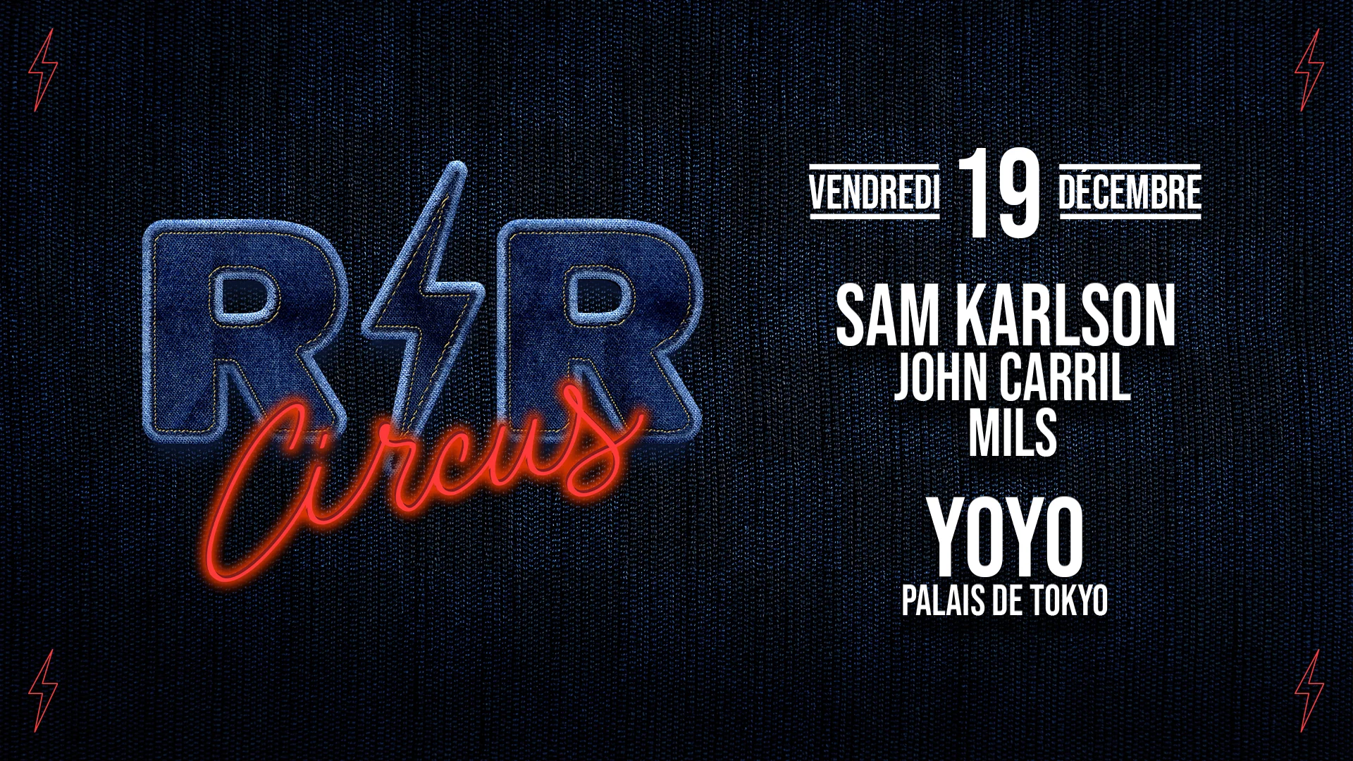 Rock N Roll Circus @ Yoyo (19/12) Cover