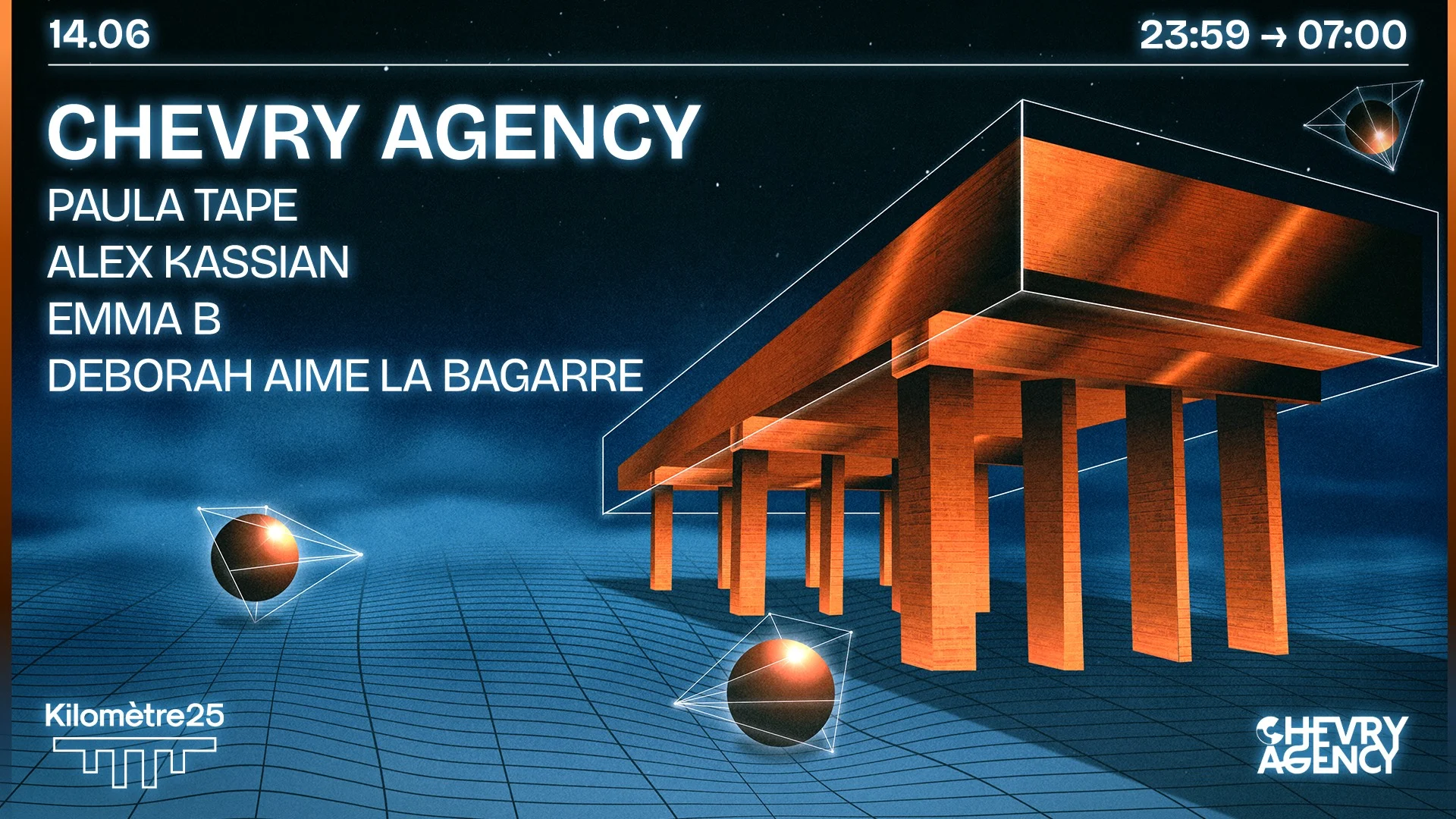 Chevry Agency X Km25: Paula Tape, Alex Kassian, Emma B, Dalb Cover