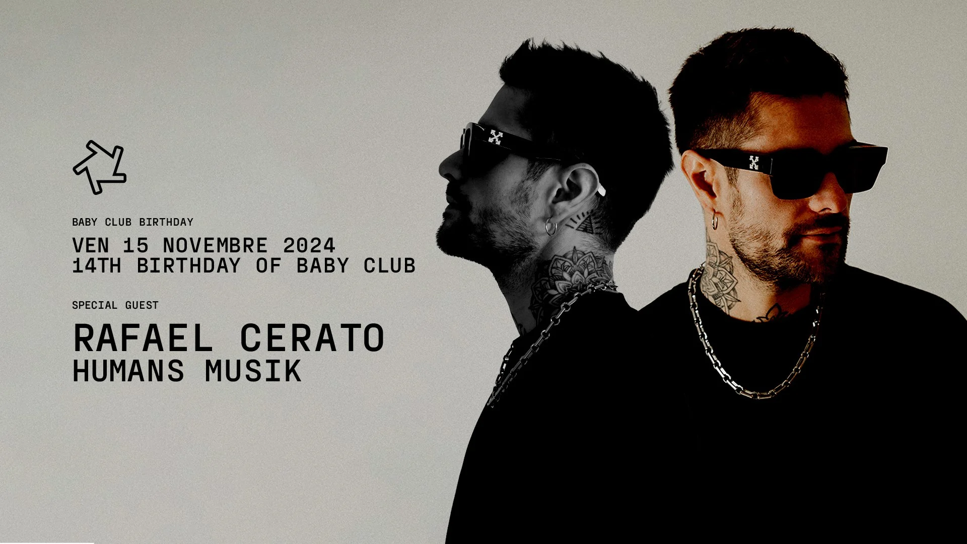 14th Birthday Baby Club : Rafael Cerato + Humans Musik Cover
