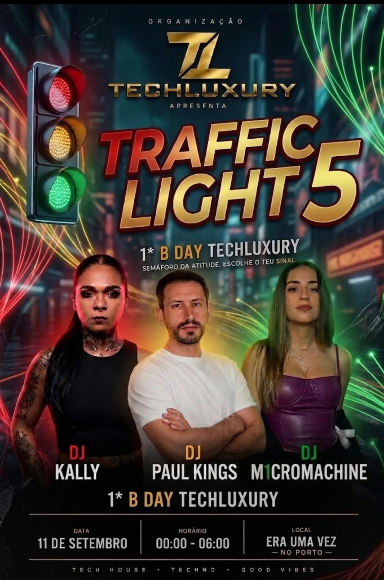 Traffic Light 5-1 B Day Techluxury Cover