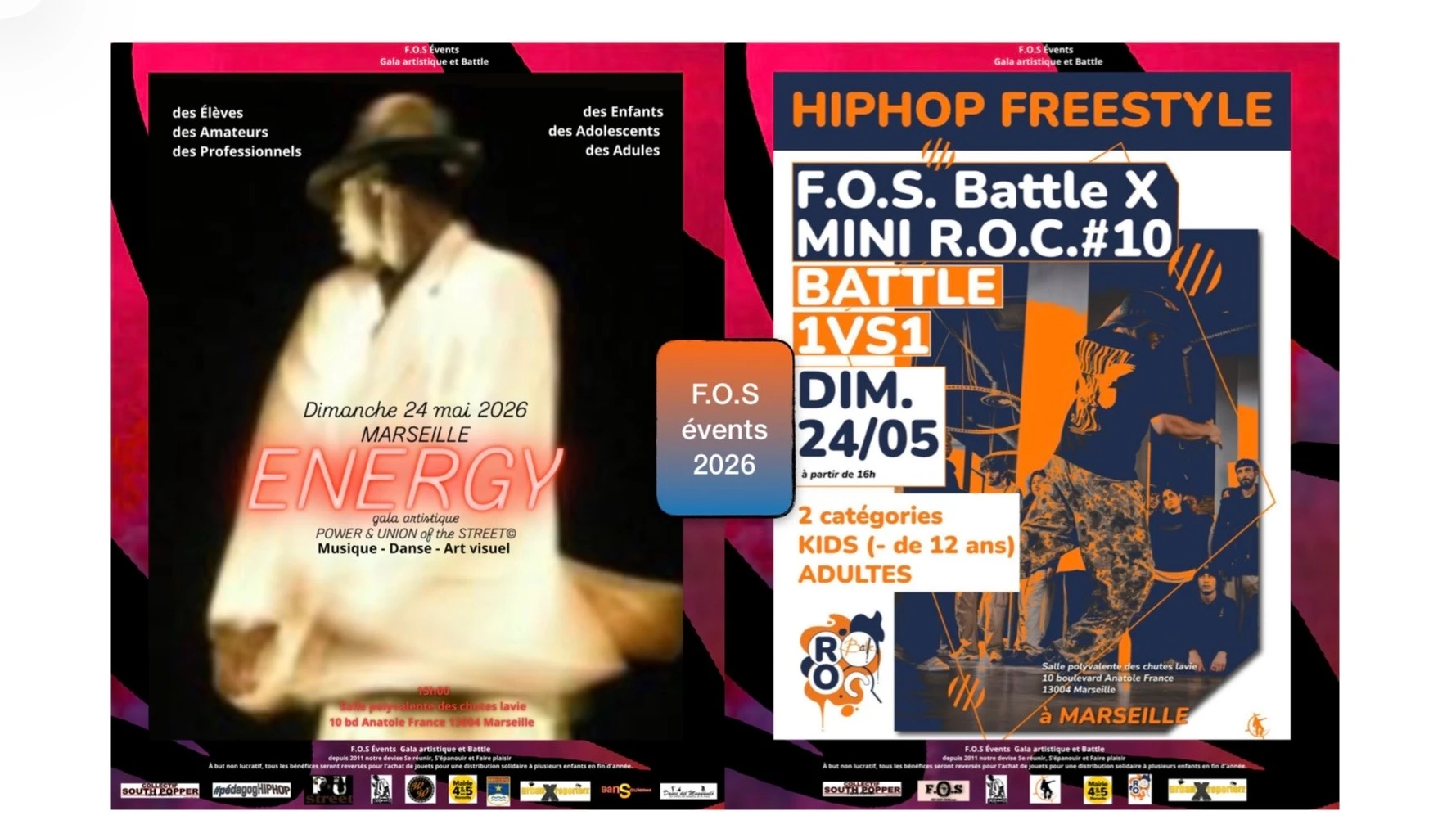 F.O.S Évents - Gala P&U Energy Et F.O.S Battle X Mini R.O.C Cover