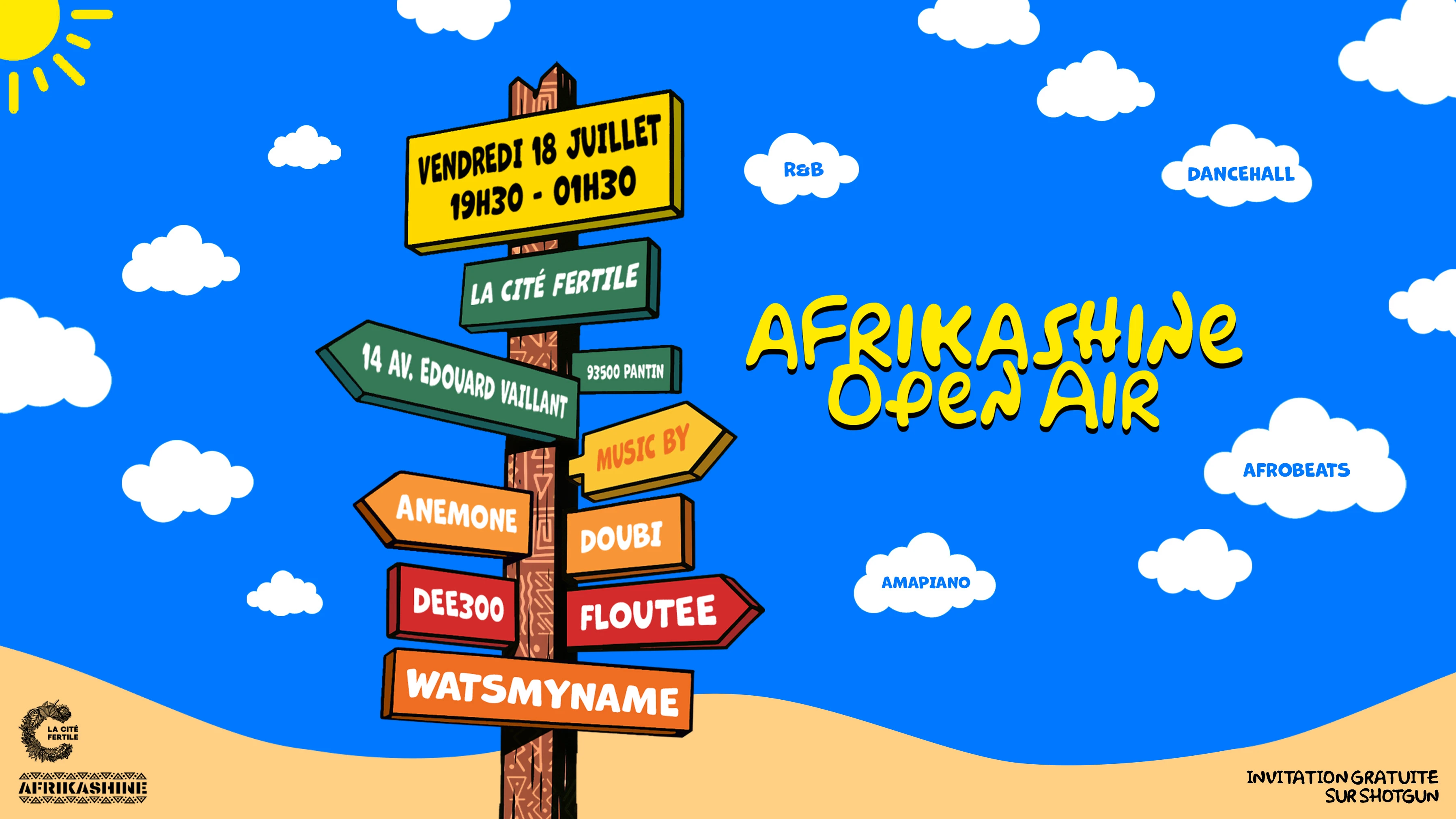Afrikashine  Open Air Cover