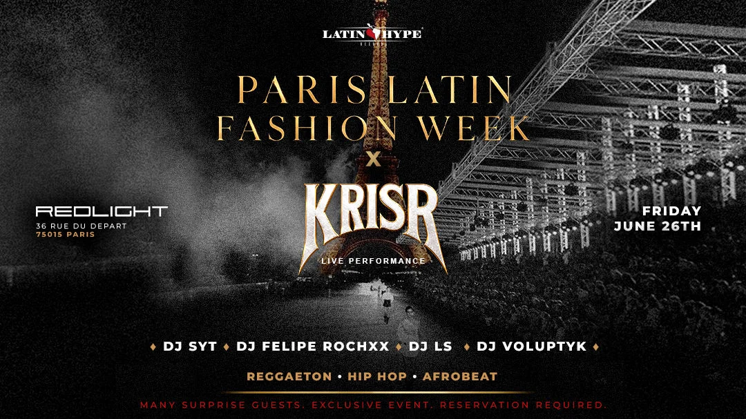 Paris Latin Fashion Week - Reggaeton / Hip Hop / Afrobeats Cover