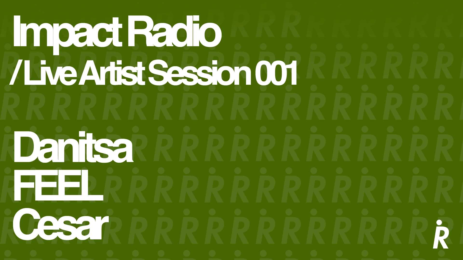 Impact Radio / Live Artist Session 001 Cover