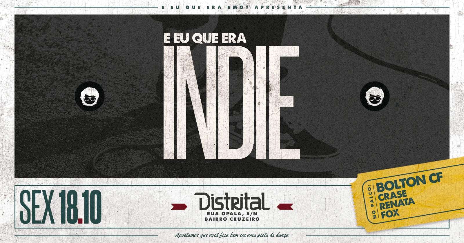 E Eu Que Era Indie - Especial Halloween Com Bolton Cf Cover