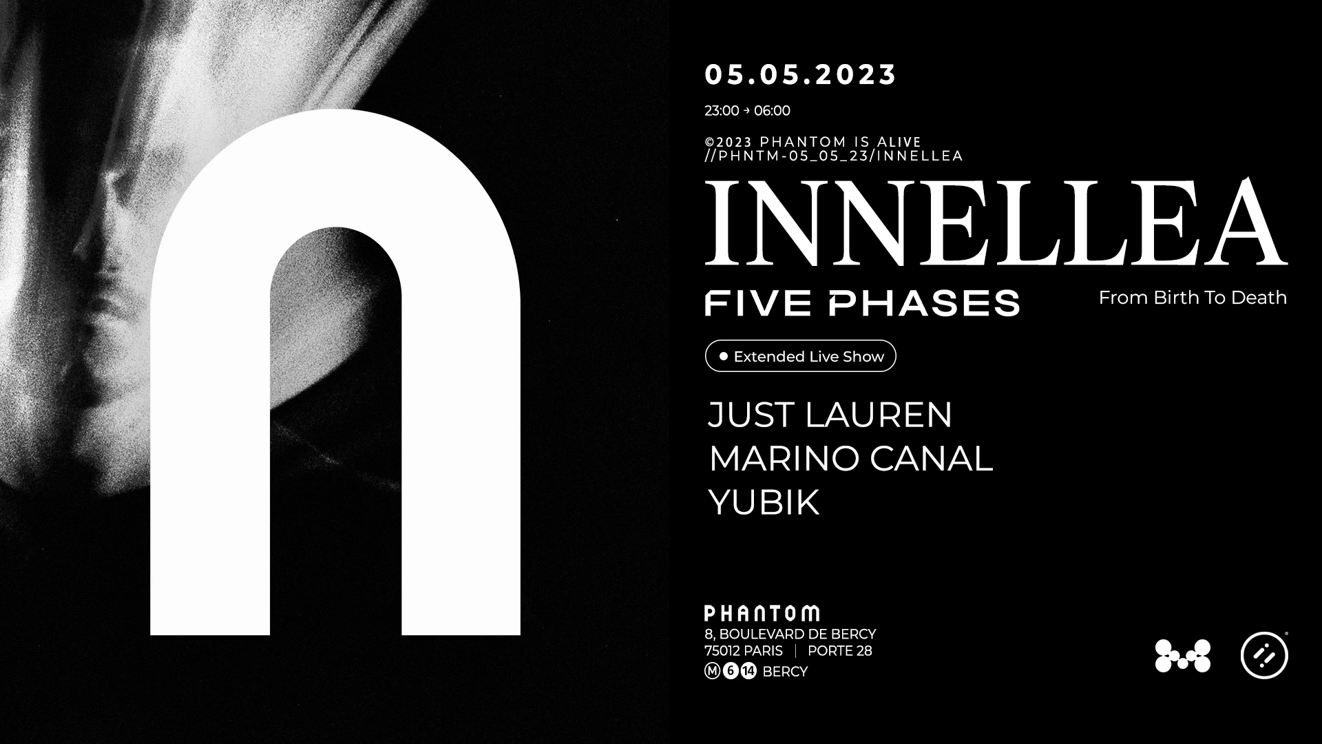 Phantom : Innellea Five Phases (Extended Live Show) Cover