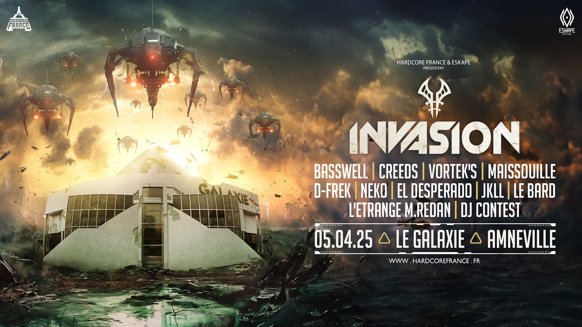 Invasion - Rave Edition - Le Galaxie - Amnéville (57) Cover