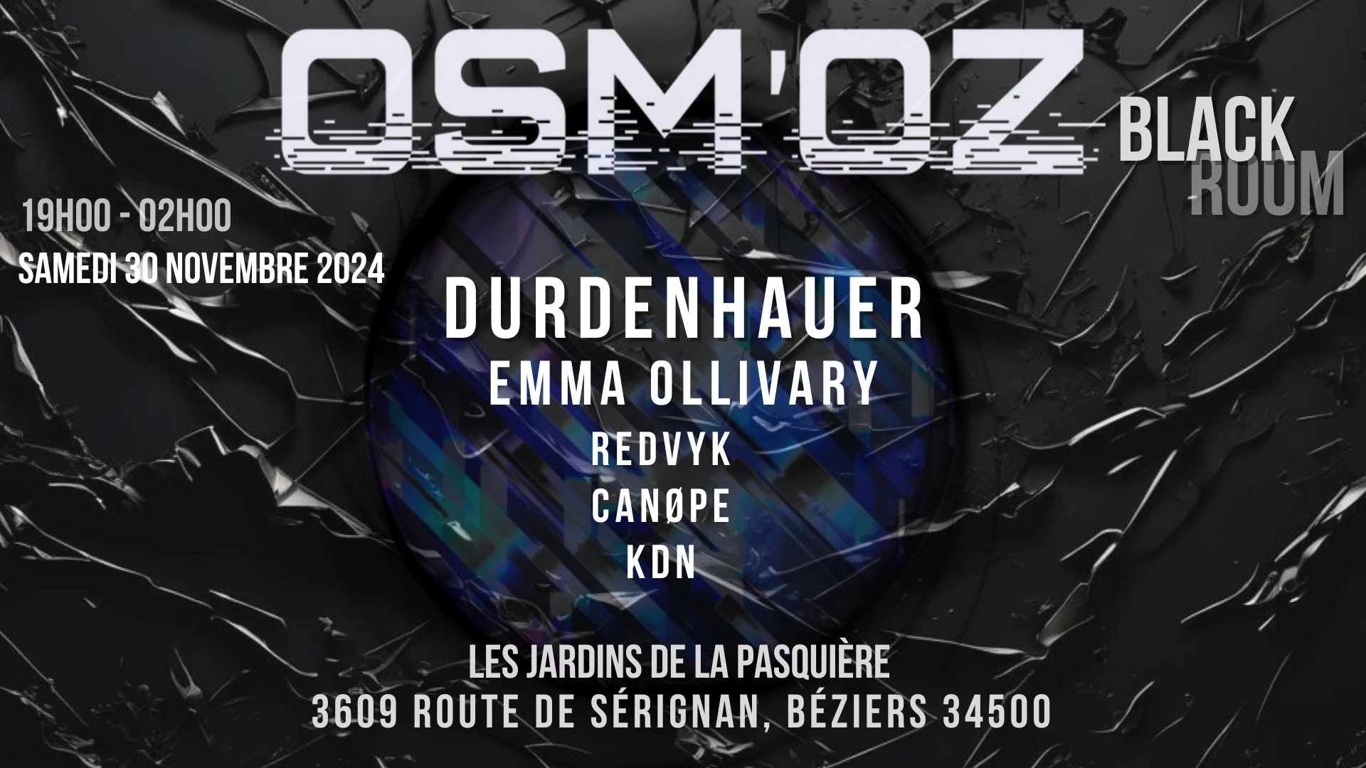 Osm’Oz Black Room Cover