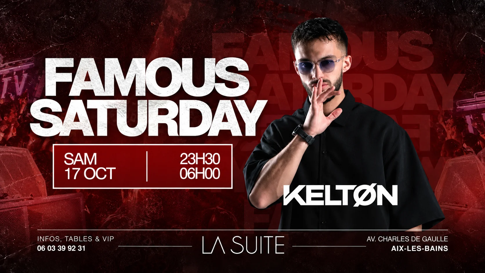 Famous Saturday Dj Guest Kelton Cover