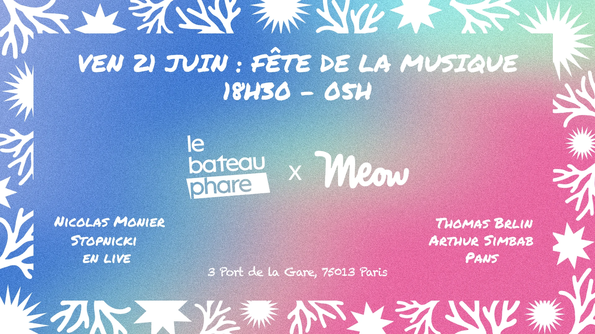 Bateau Phare X Meow - Fête De La Musique Cover