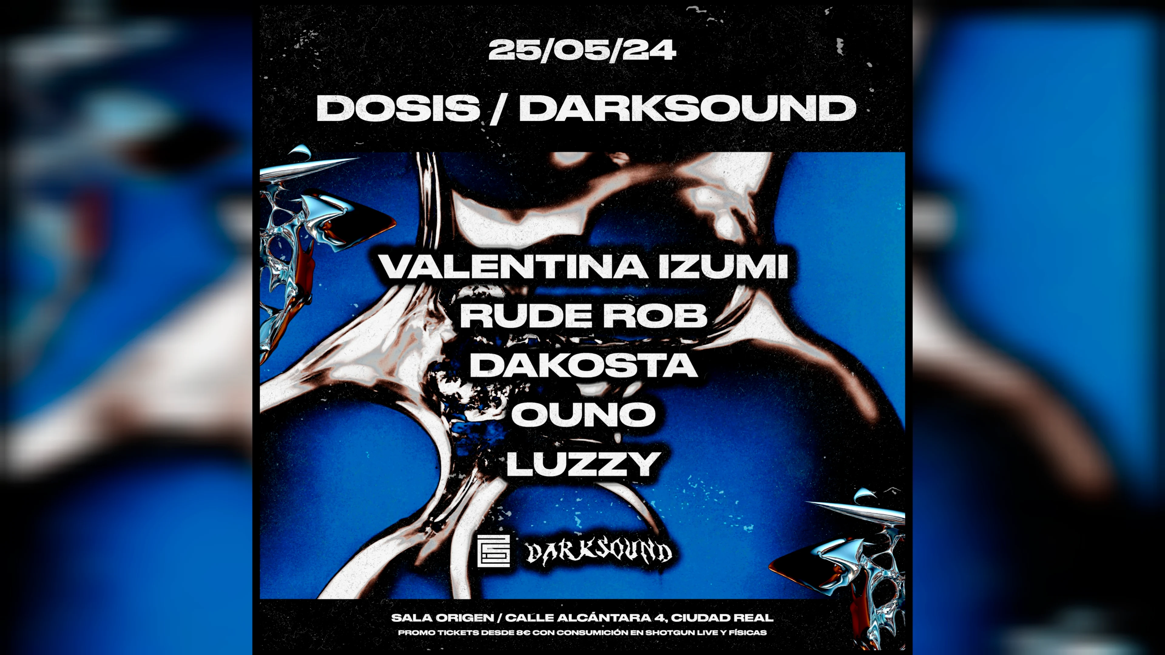 Dosis X Darksound With Valentina Izumi (Ciudad Real) Cover