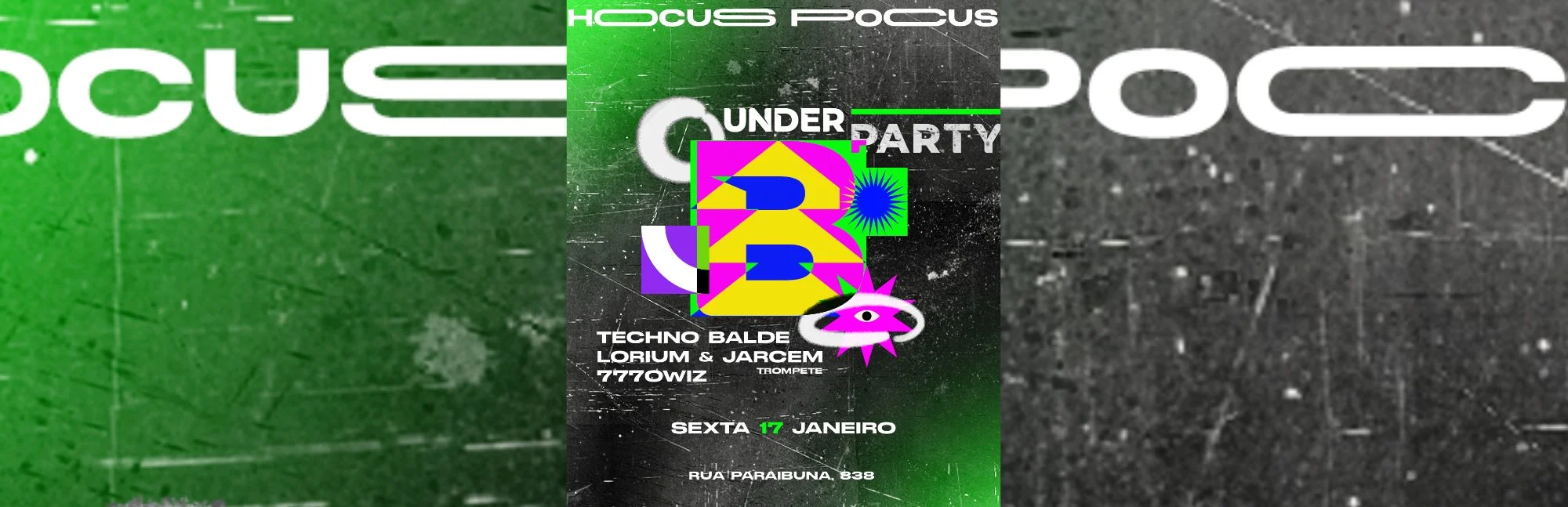 B Under Party C/ Lorium&Rafael Jarcem, Technobalde E 777owiz Cover
