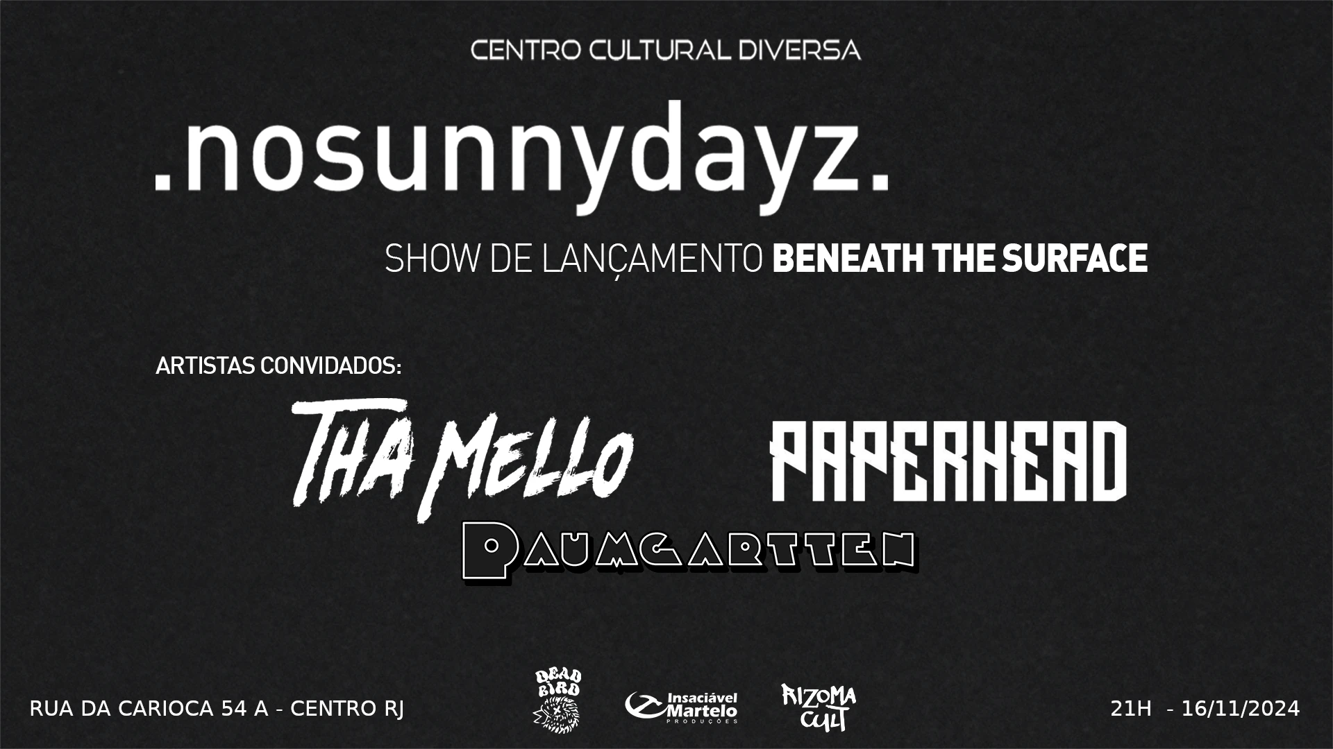 Nosunnydayz Apresenta: Beneath The Surface Cover