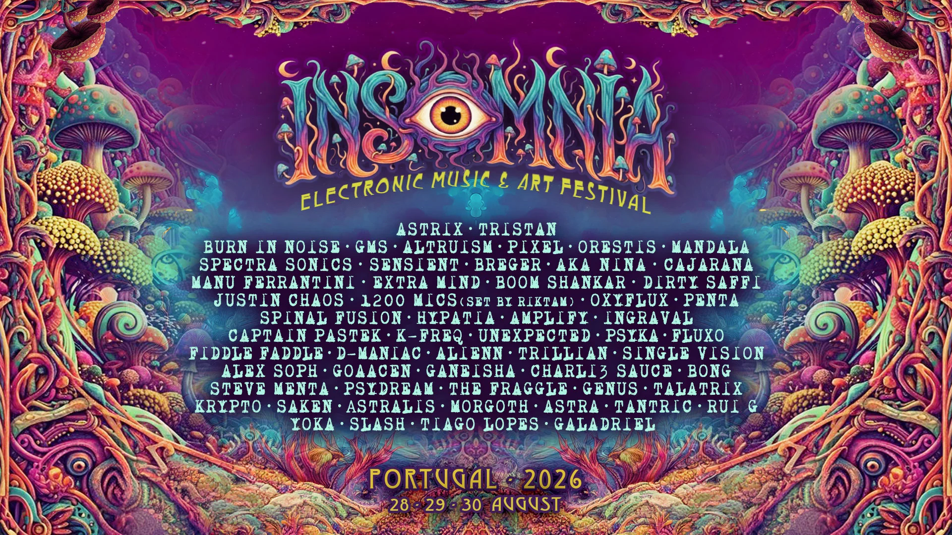 Insomnia Electronic Music & Arts Festival 2026 Cover