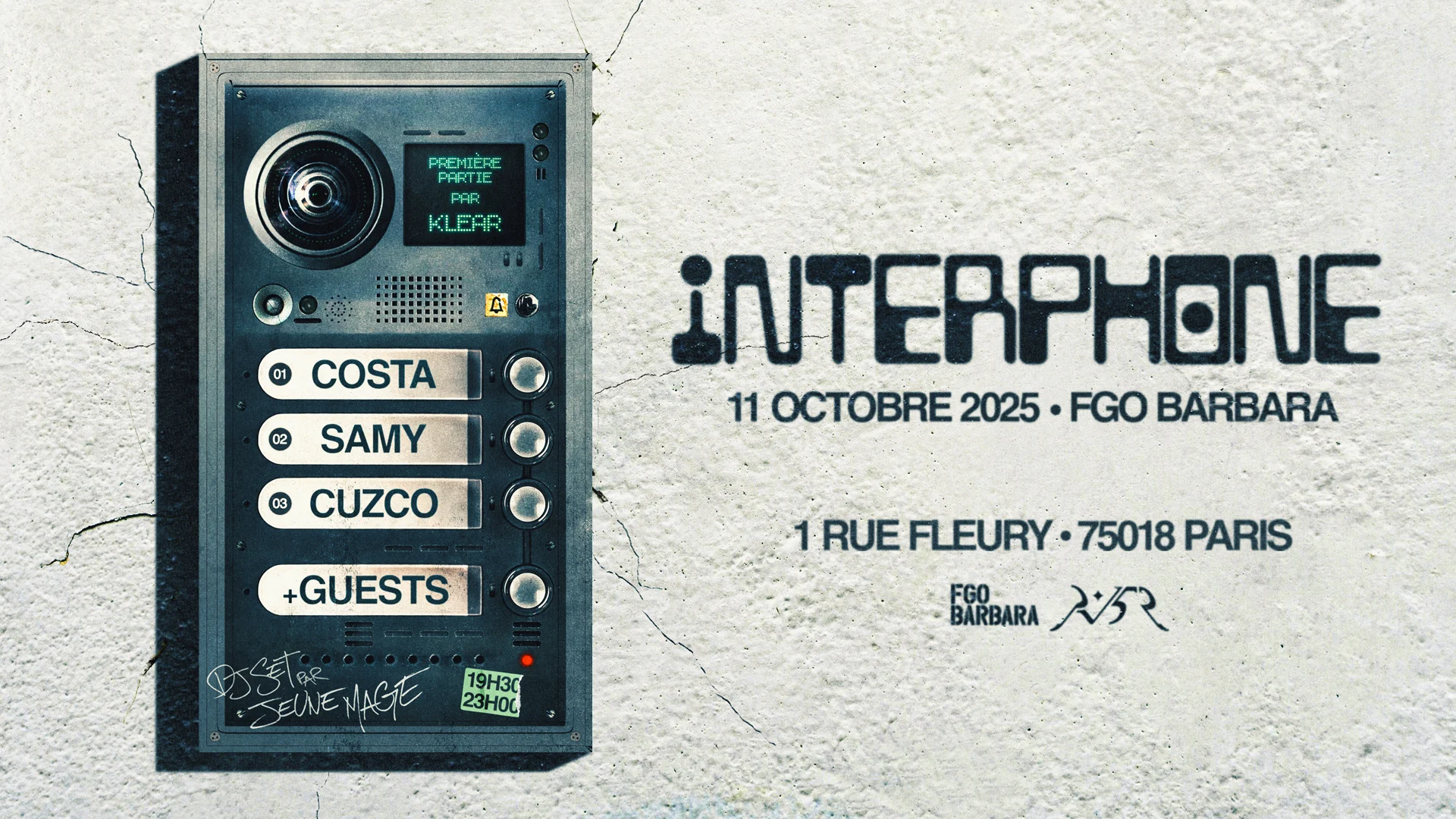 Interphone Costa+Samy+Cuzco @Fgo-Barbara Cover