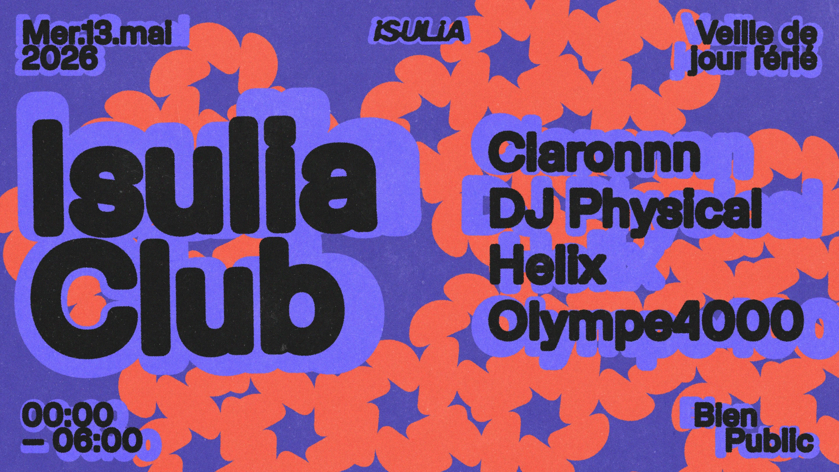 Isulia Club ~ Dj Physical, Olympe4000, Claronnn, Helix Cover