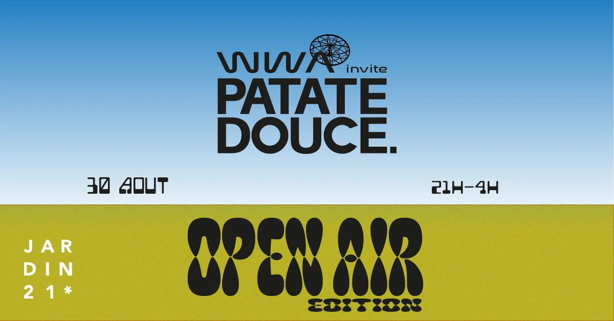 Dj Sets ✈︎ Worldwide Airlines & Patate Douce Cover