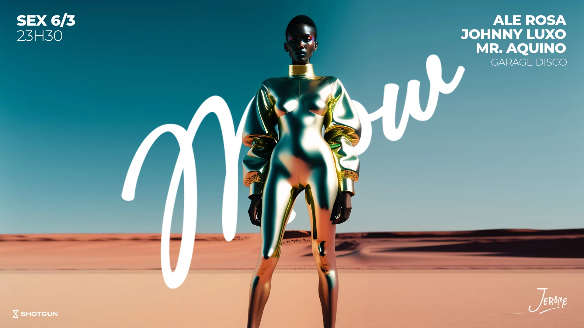 Meow W/ Johnny Luxo, Mr. Aquino (Garage Disco) E Ale Rosa Cover