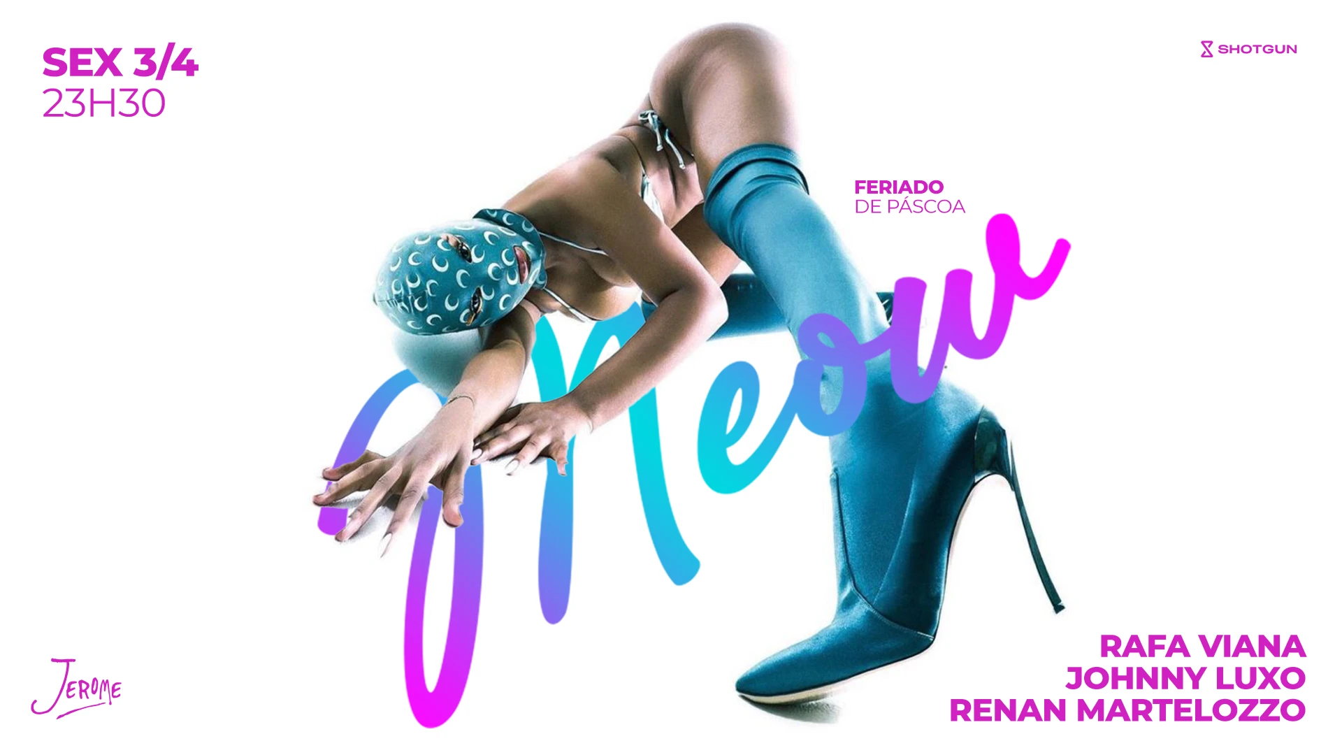Meow W/ Johnny Luxo, Rafa Viana E Renan Martelozzo Cover