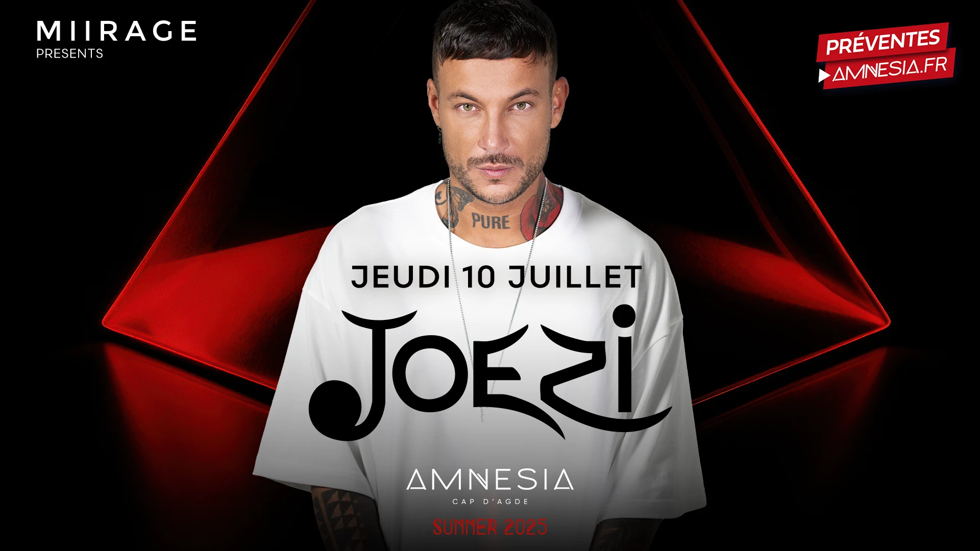 Joezi @ Amnesia Cover