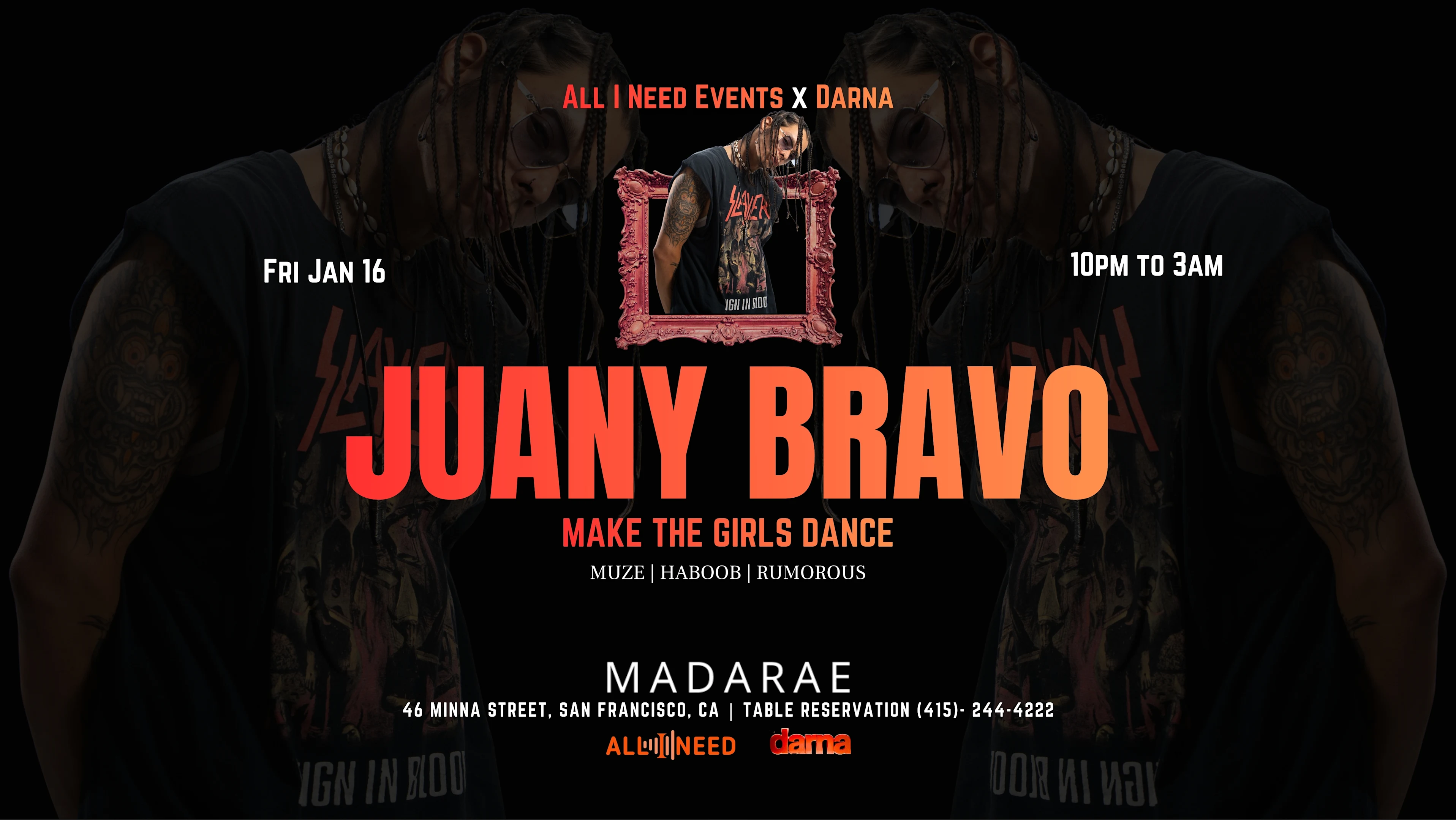 Juany Bravo [Make The Girls Dance] At Madarae Cover