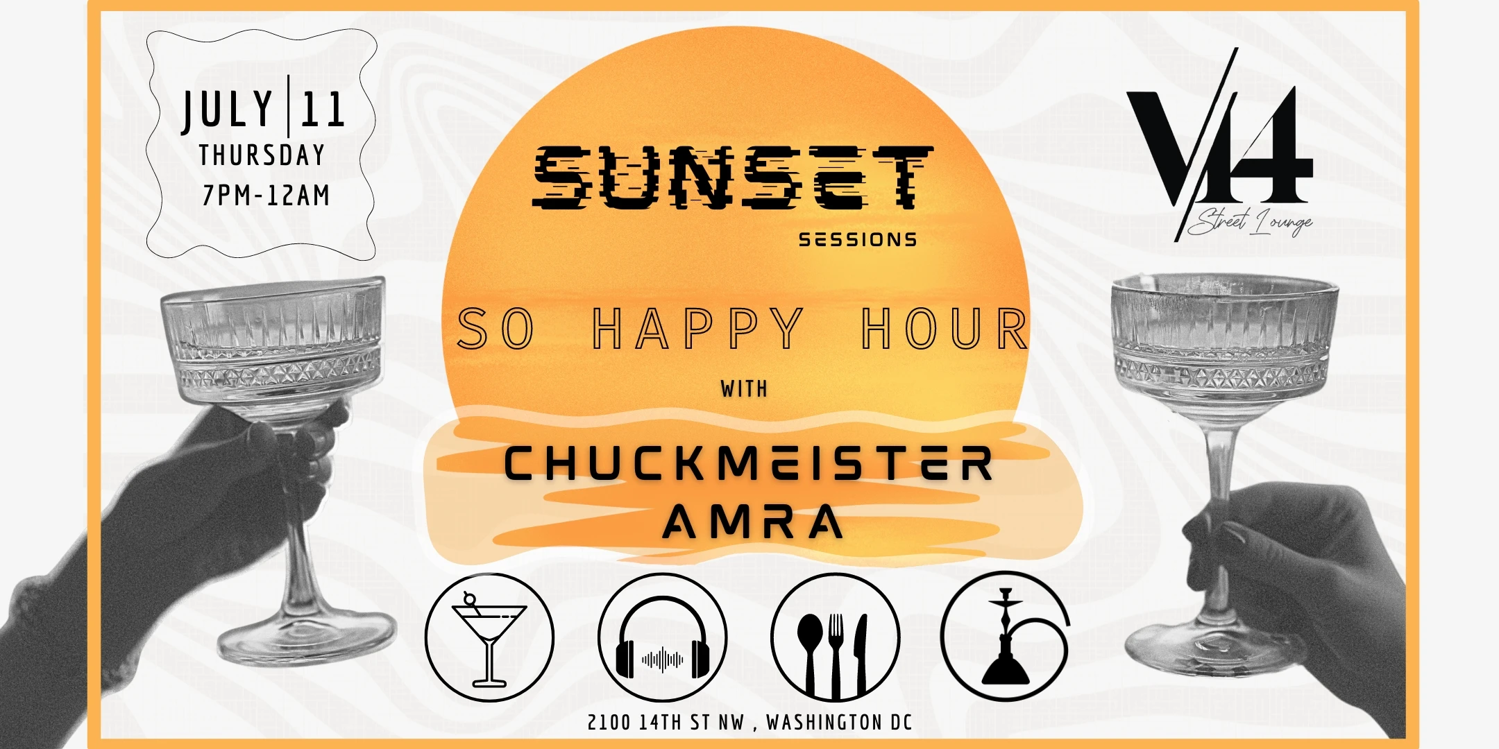 So Happy Hour W/ Chuckmeister & Amra Cover