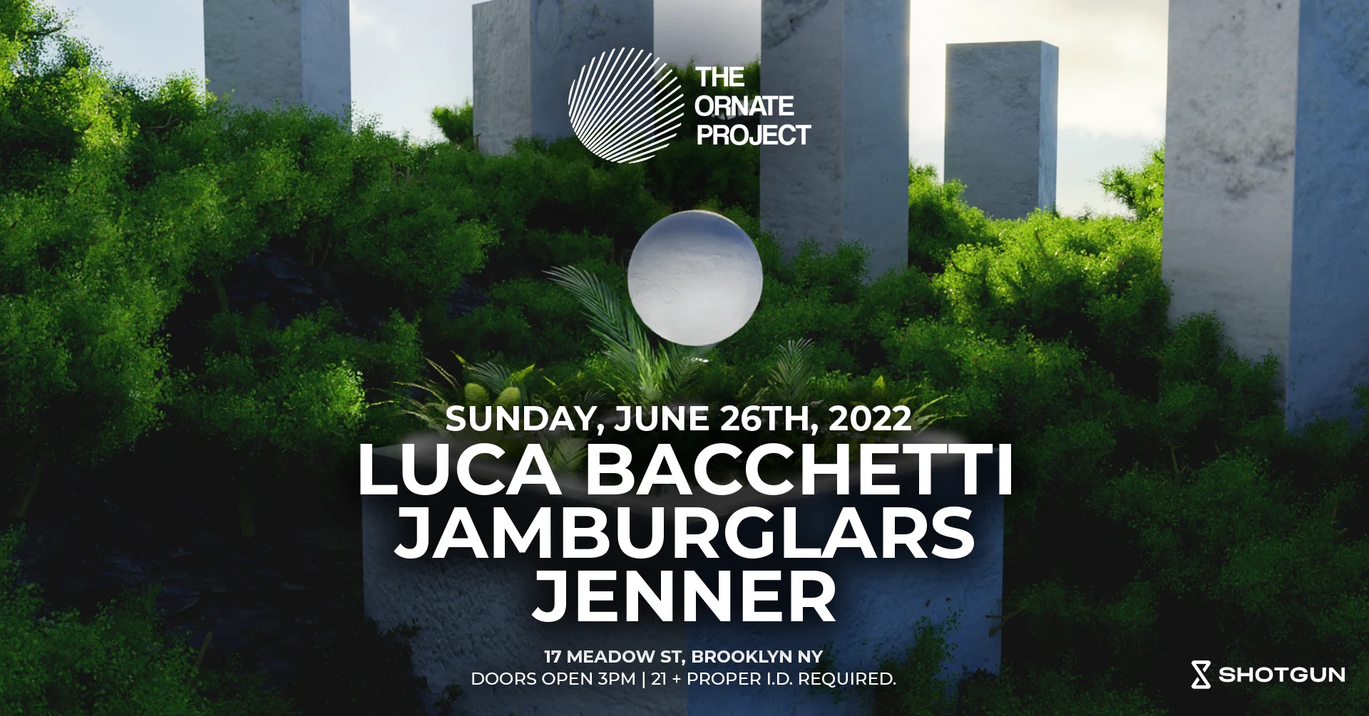 The Ornate Project: Luca Bacchetti, Jamburglars, Jenner Cover