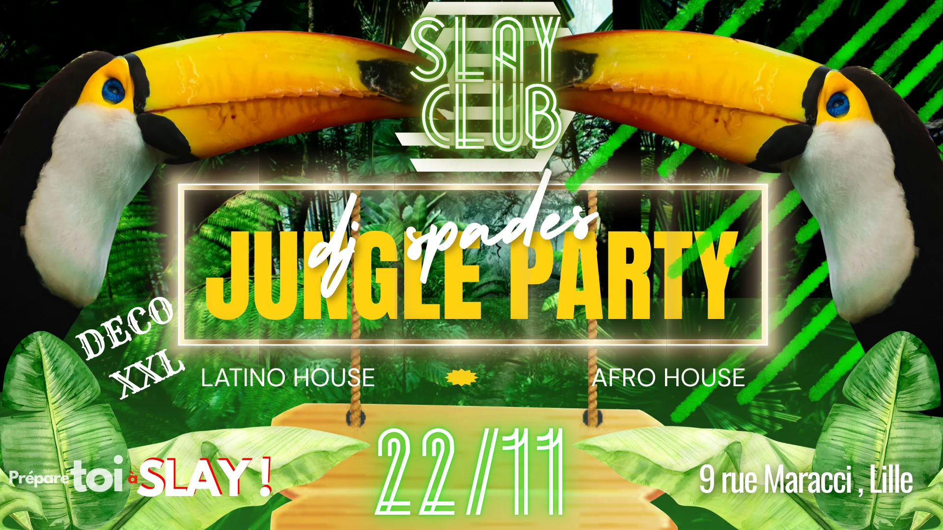 Slay Club : Jungle Party 22/11 Cover