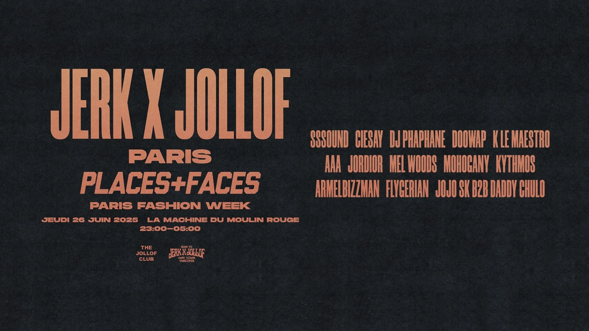 Jerk X Jollof : Paris (Places + Faces Edition) Cover