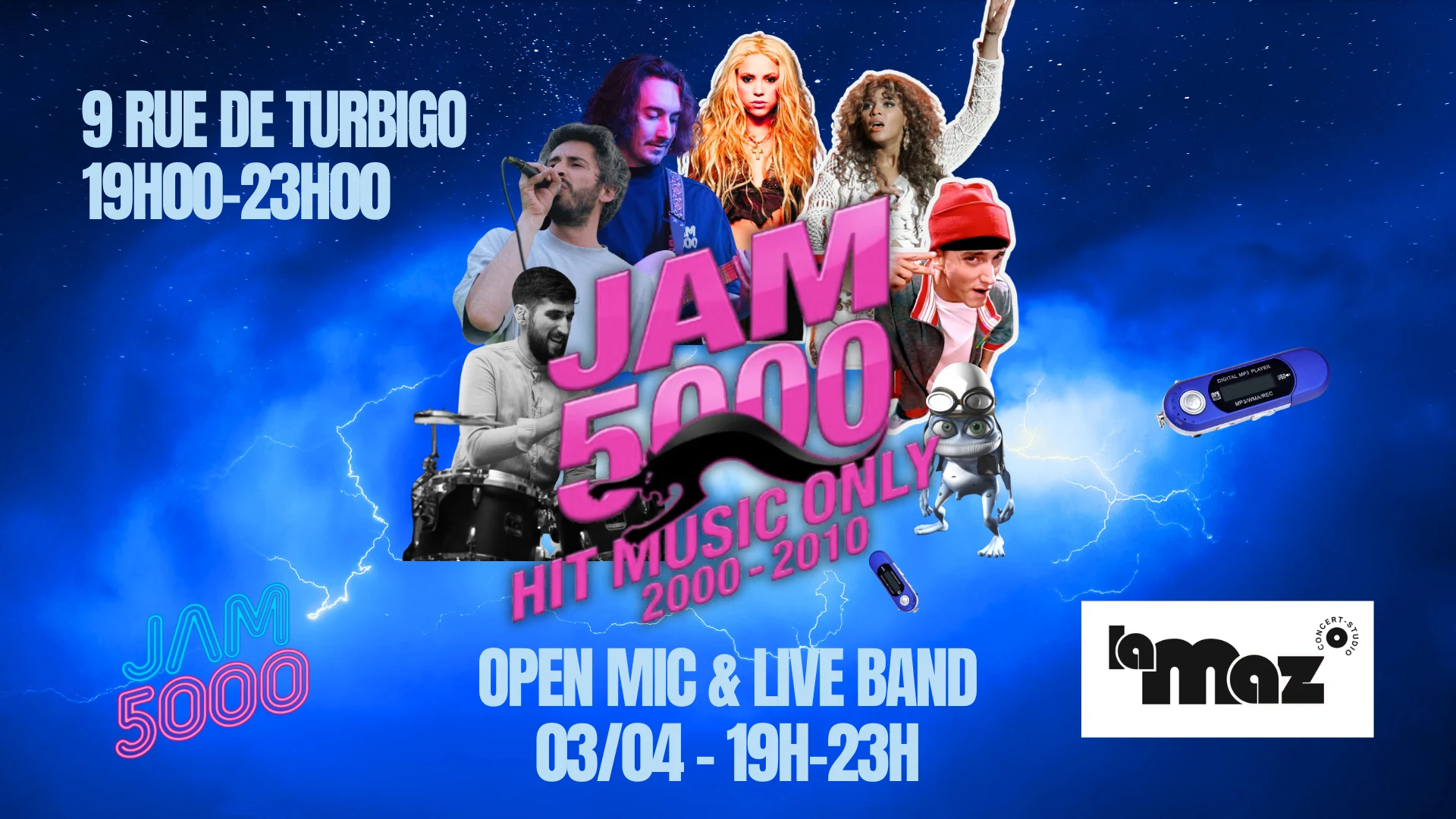 Jam 5000 Soirée Années 2000 Cover