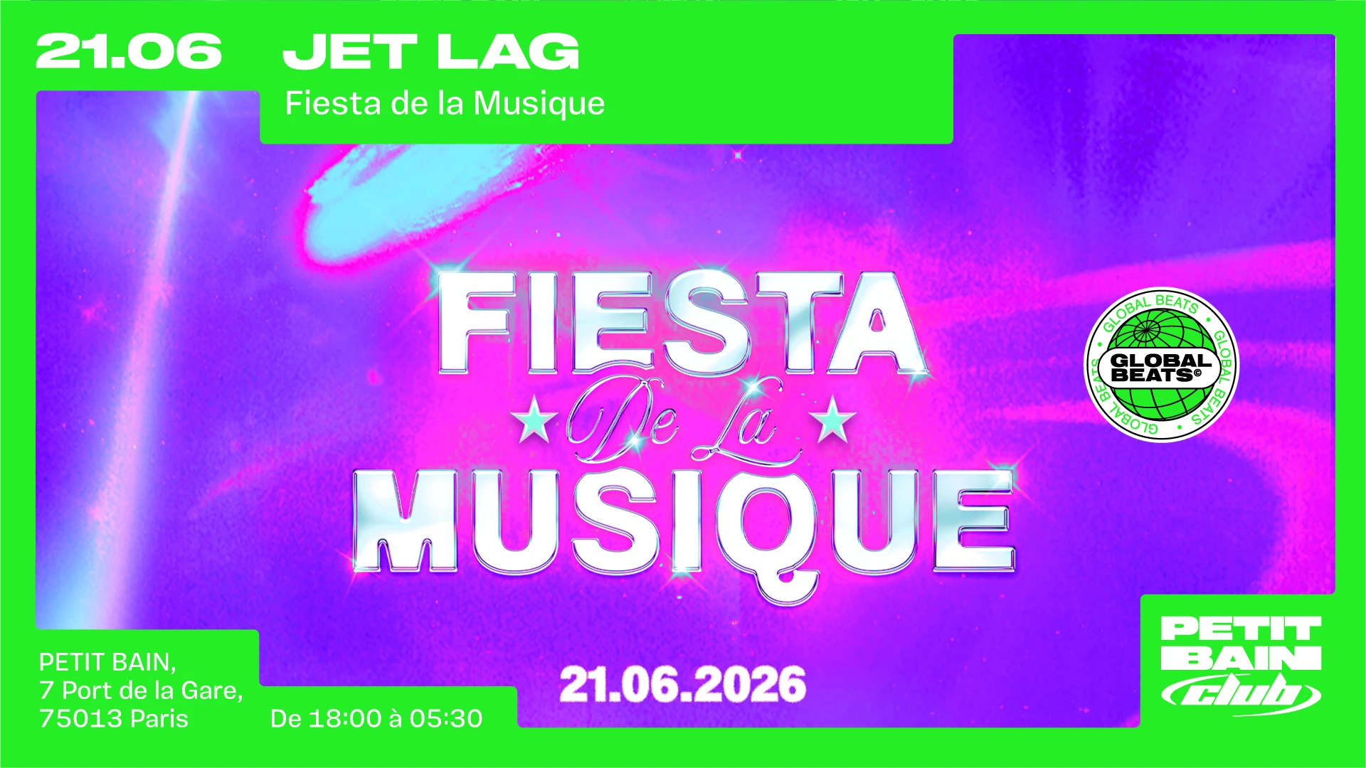 Jetlag : Fiesta De La Musique Cover