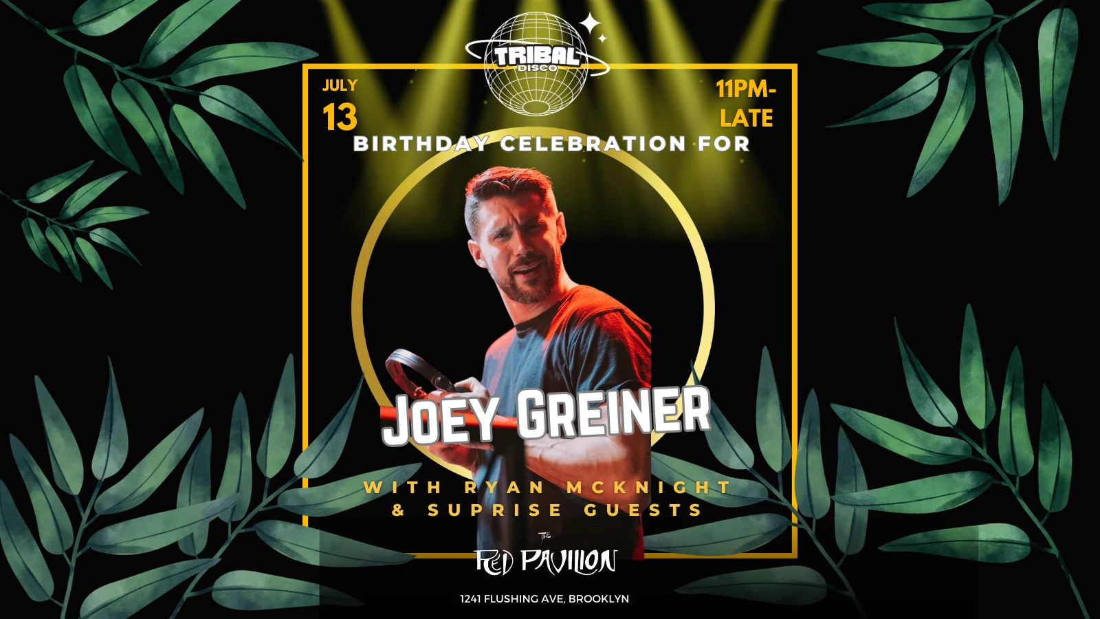 Joey Greiner's Birthday Celebration Cover