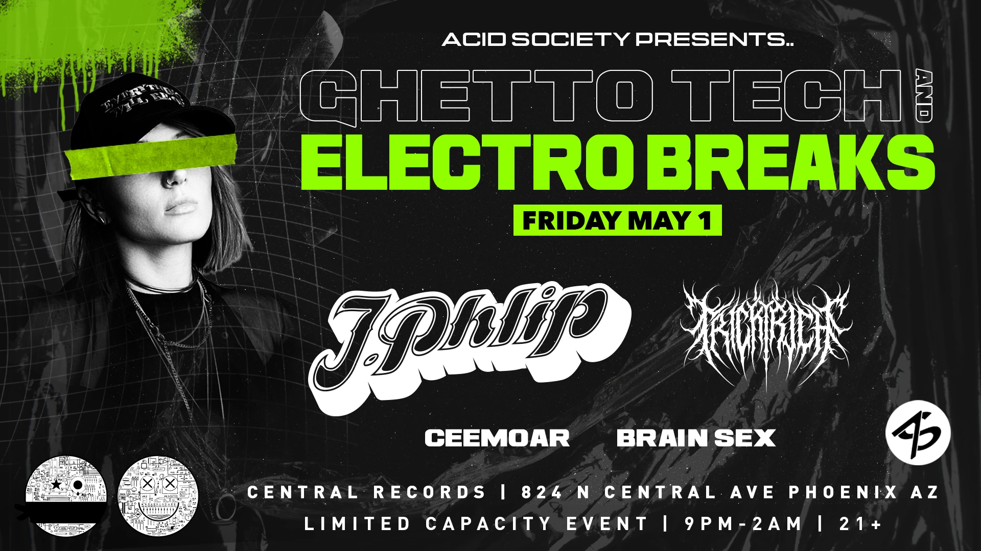 Ghetto Tech And Electro Breaks With J.Phlip Cover