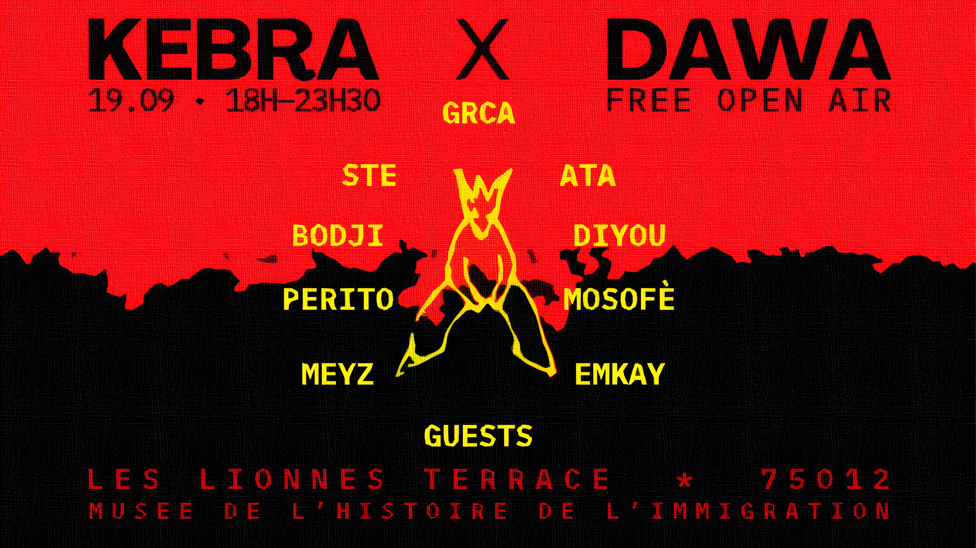 Kebra X Dawa [Free Open Air] Cover