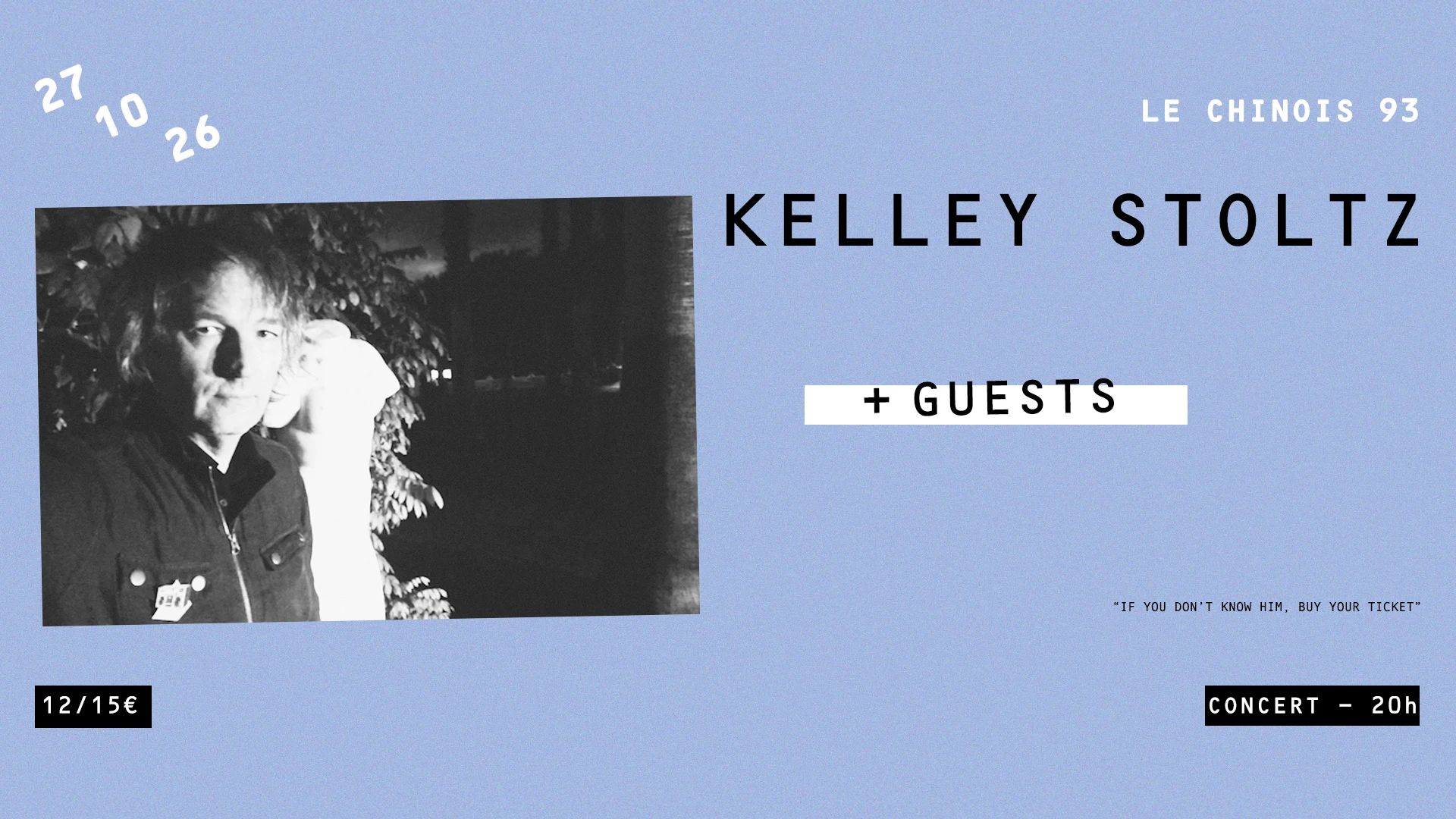 Kelley Stoltz (Us) + Guests Cover
