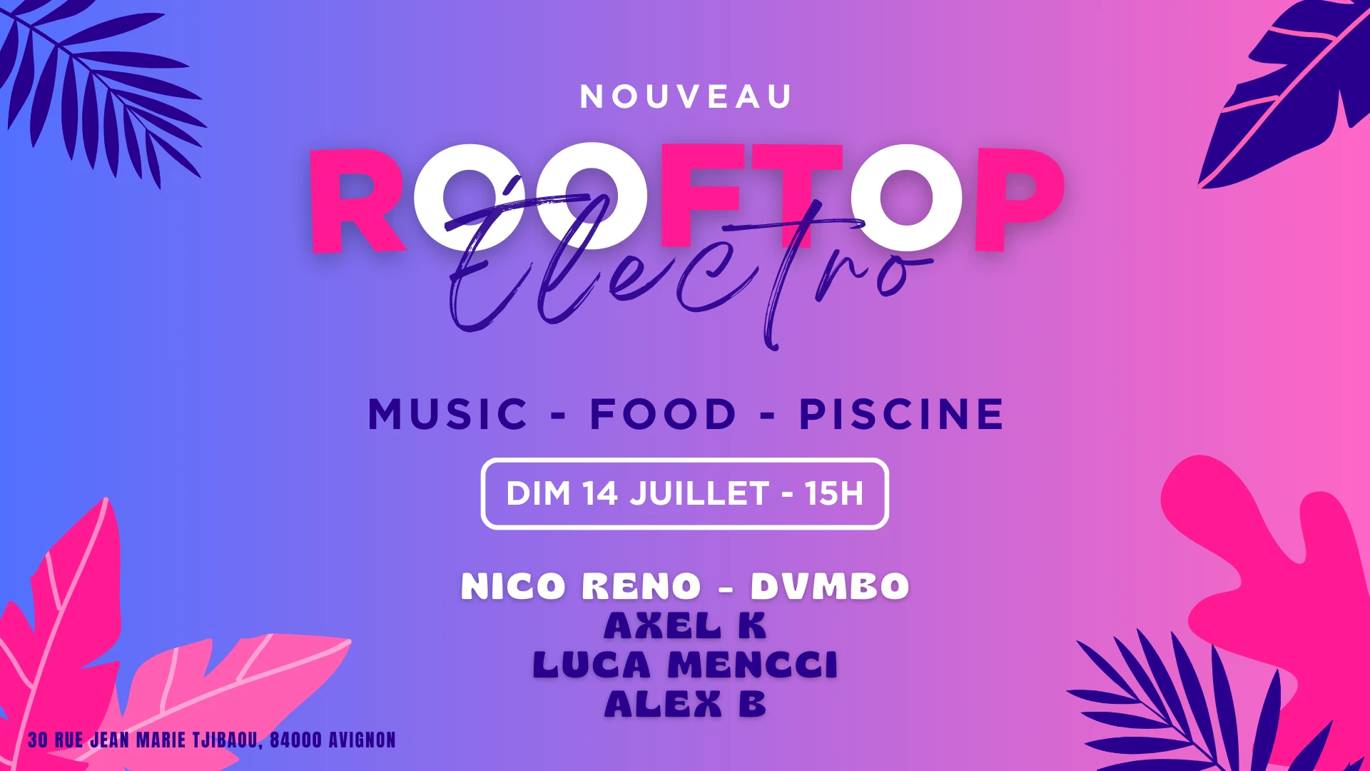 Rooftop Électro Cover