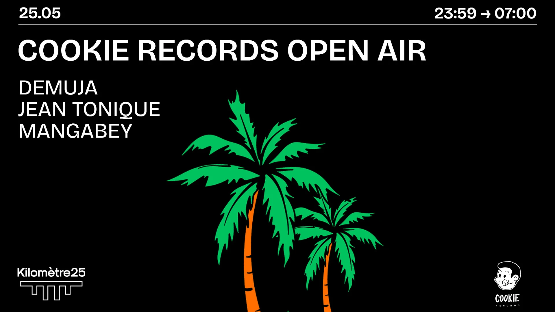 Cookie Open Air X Km25 : Demuja, Jean Tonique & Mangabey Cover