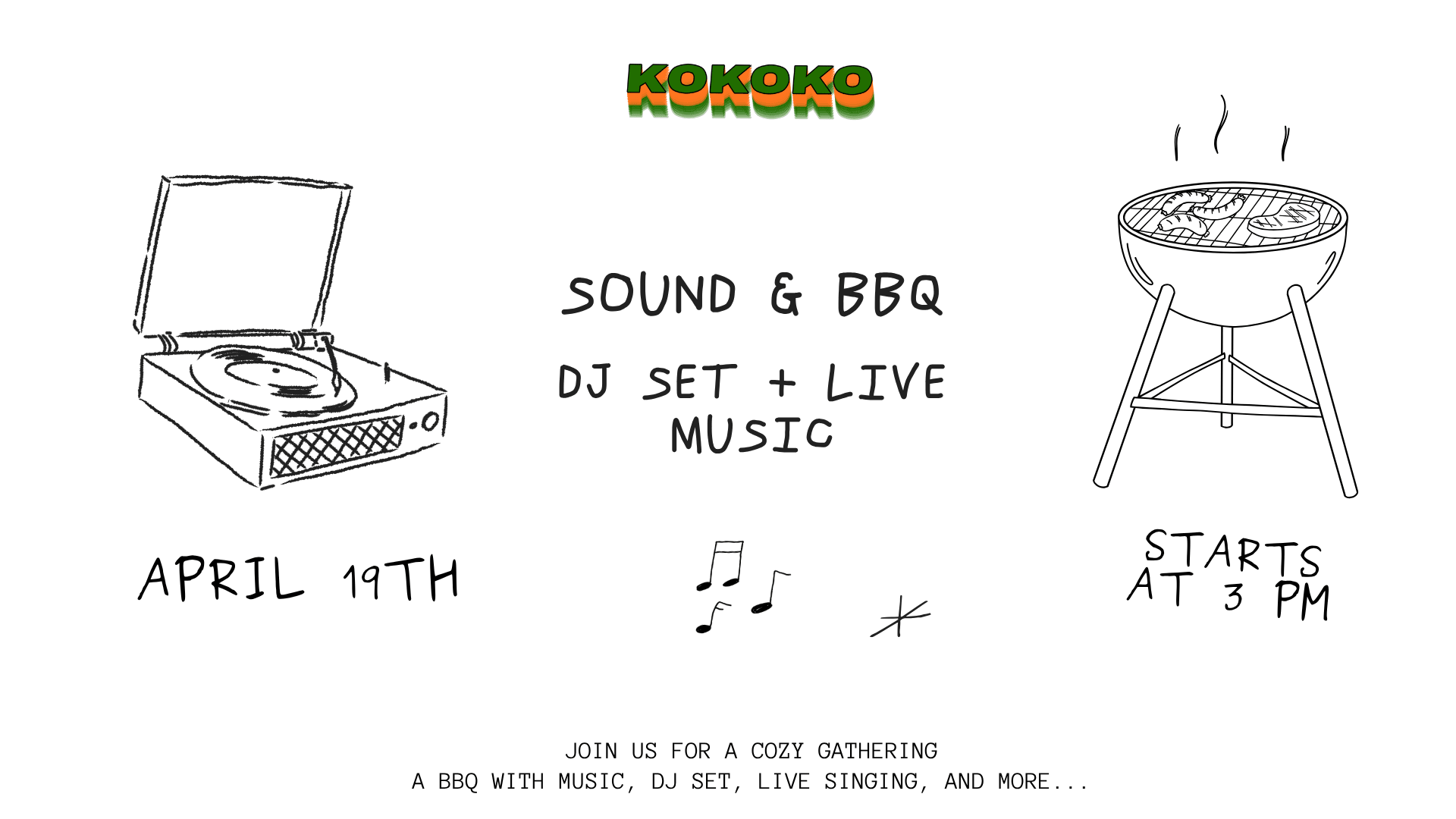 Kokoko : Sound & Bbq Cover