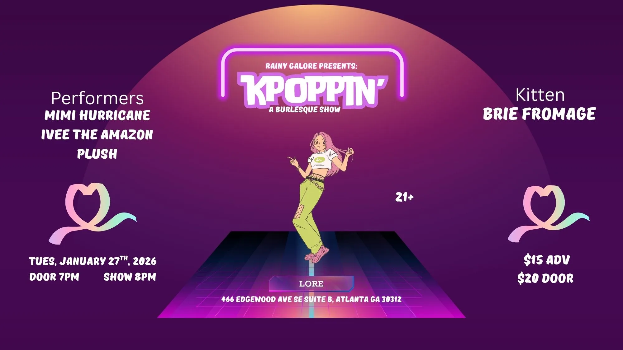 K-Poppin: A Burlesque Show! Cover