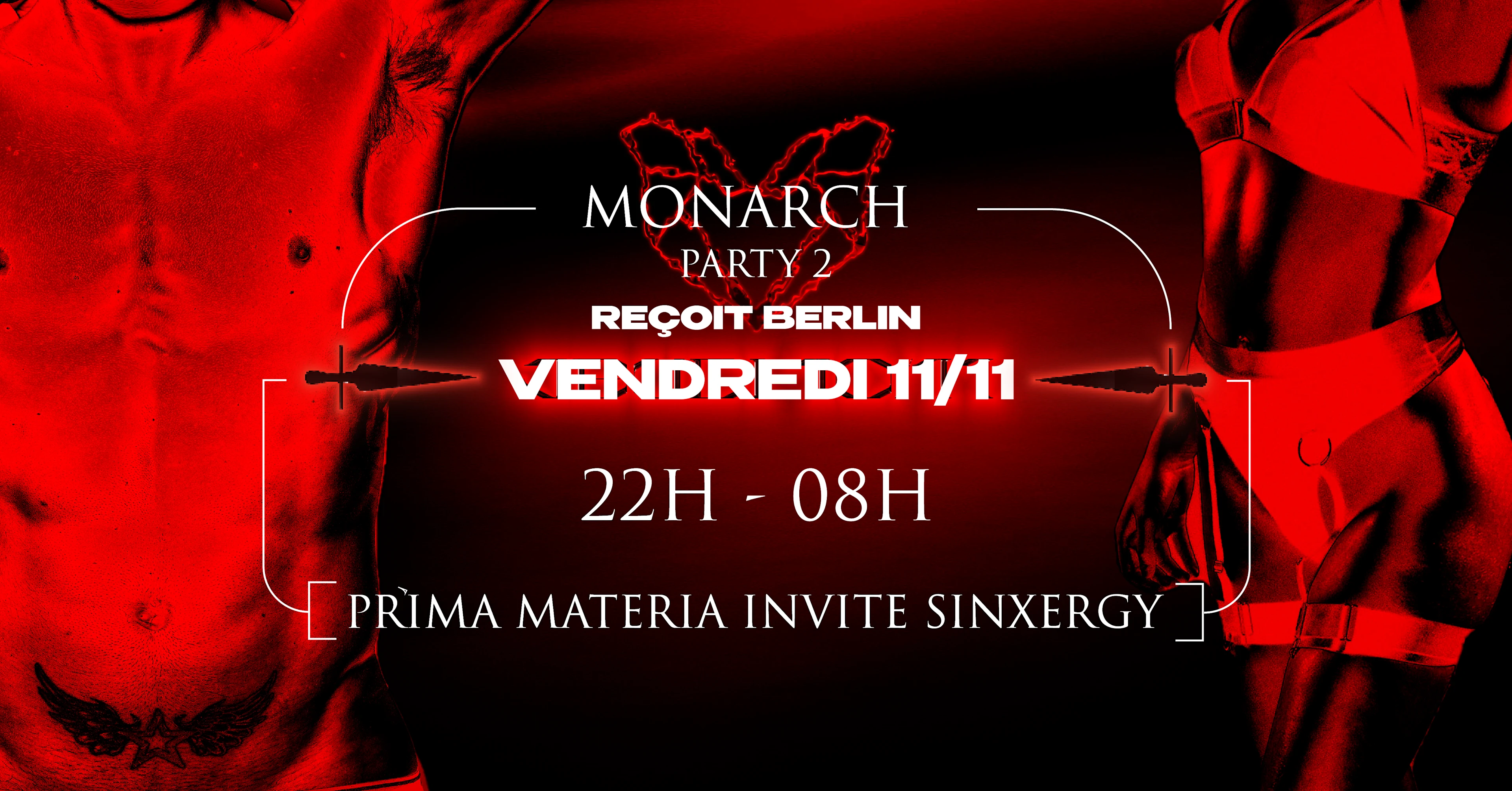 Monarch Reçoit Berlin : Prima Materia Invite Sinxergy Cover
