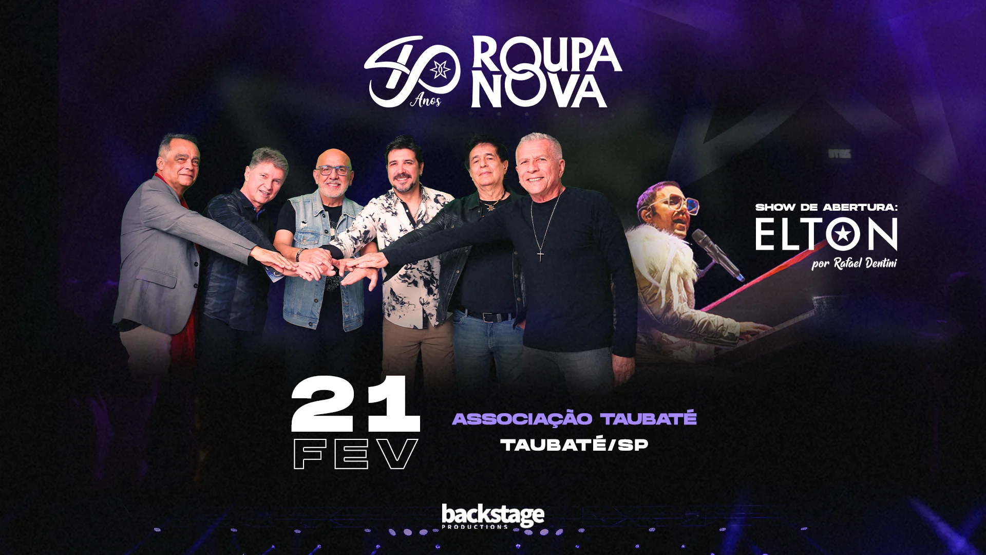 Roupa Nova Turnê 40 Anos - Taubaté - Sp Cover
